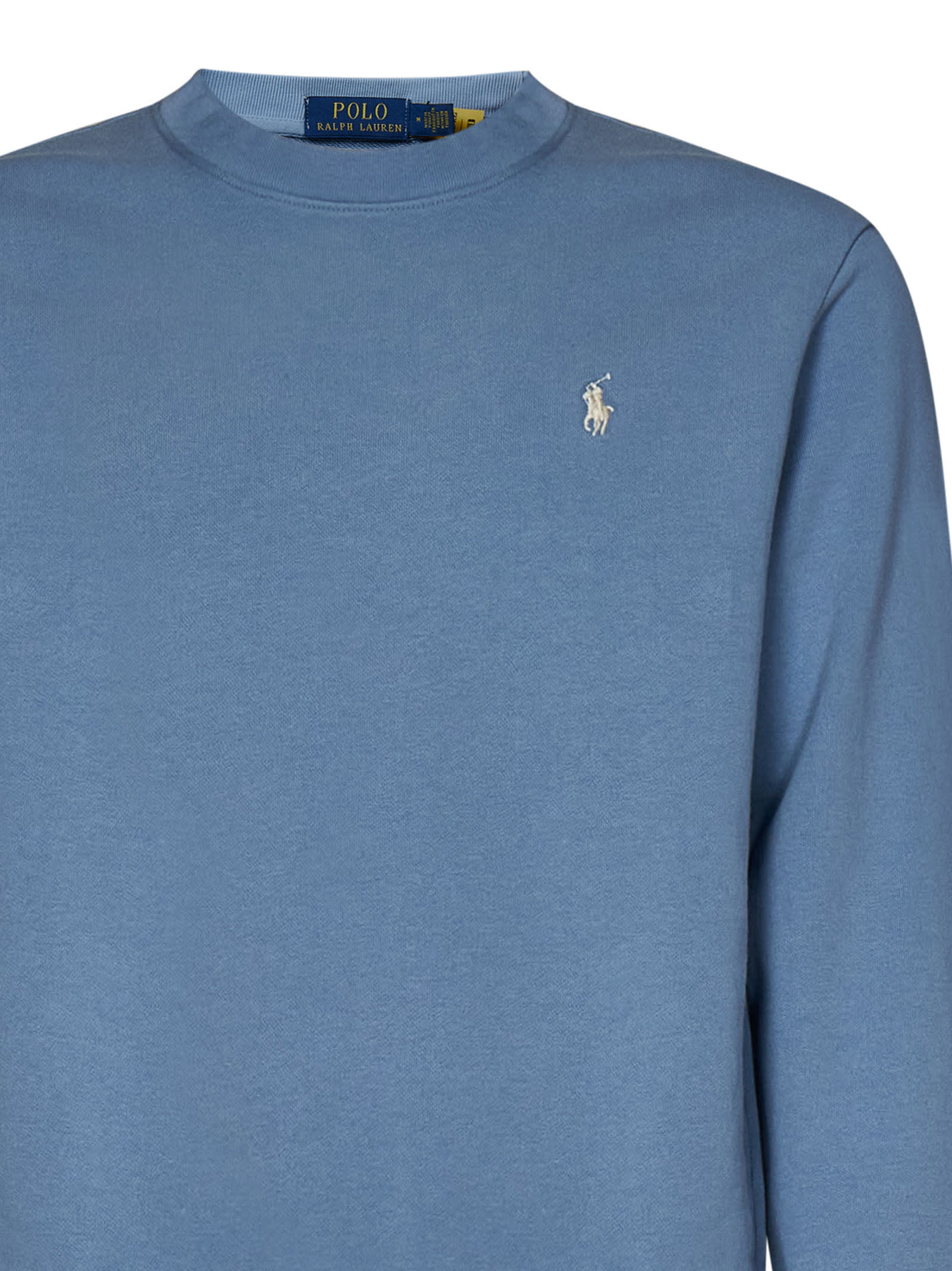 Shop Ralph Lauren Sweatshirt In Channel Blue