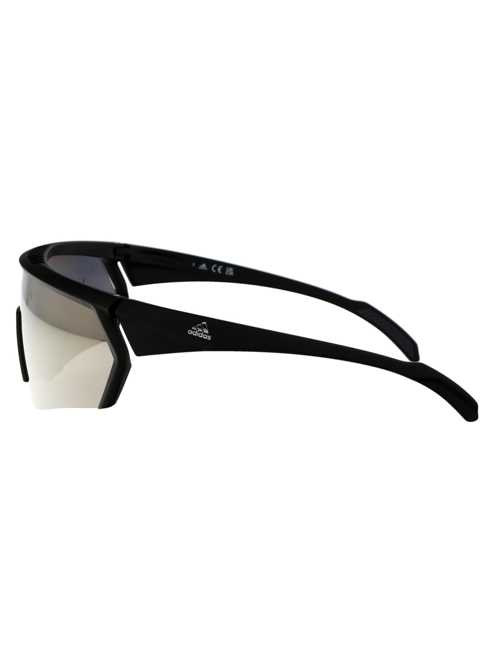 Shop Adidas Originals Cmpt Aero Sunglasses In 02g Nero Opaco/marrone Specchiato