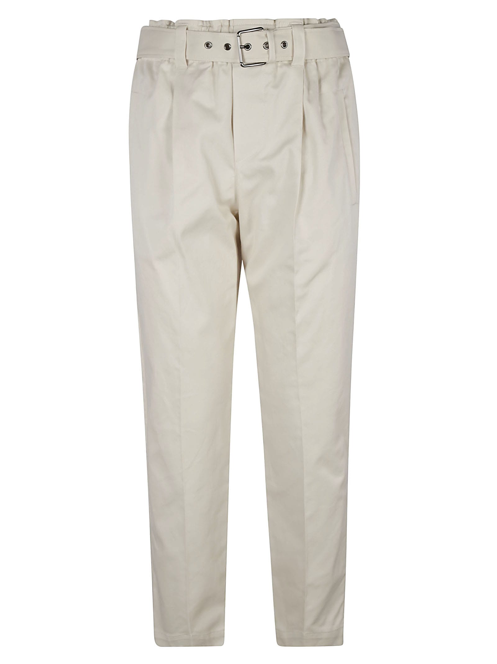 Brunello Cucinelli Cropped pants BELTED WAIST CROPPED TROUSERS