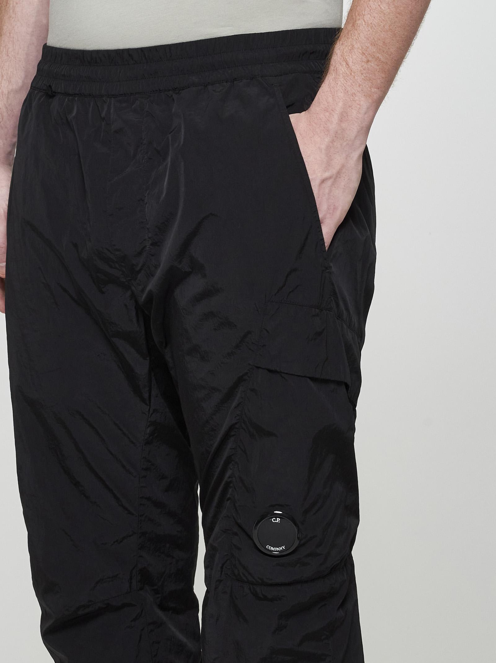 Shop C.p. Company Chrome-r Nylon Cargo Pants In Black