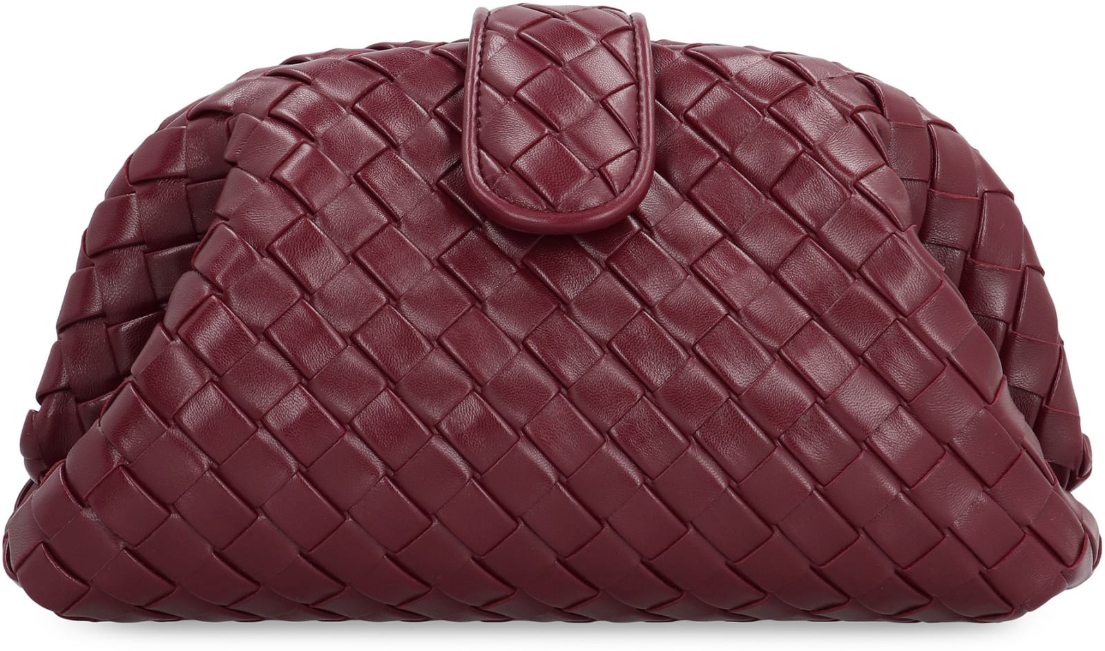 Bottega Veneta Women Borsa Teen Lauren 1980 Con Catena In Burgundy