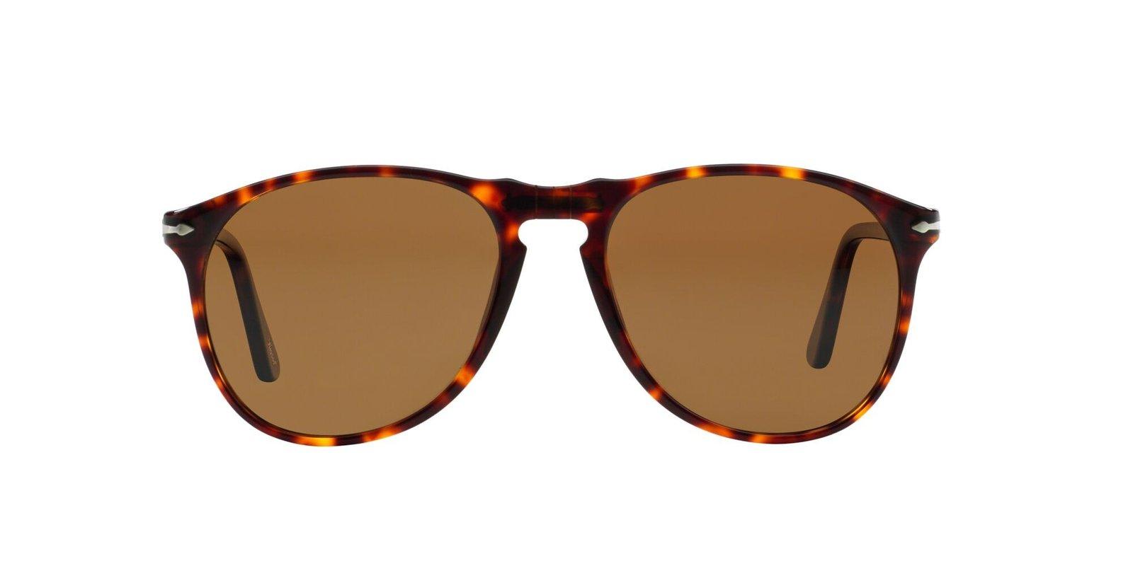 Shop Persol Round Frame Sunglasses In 24/57