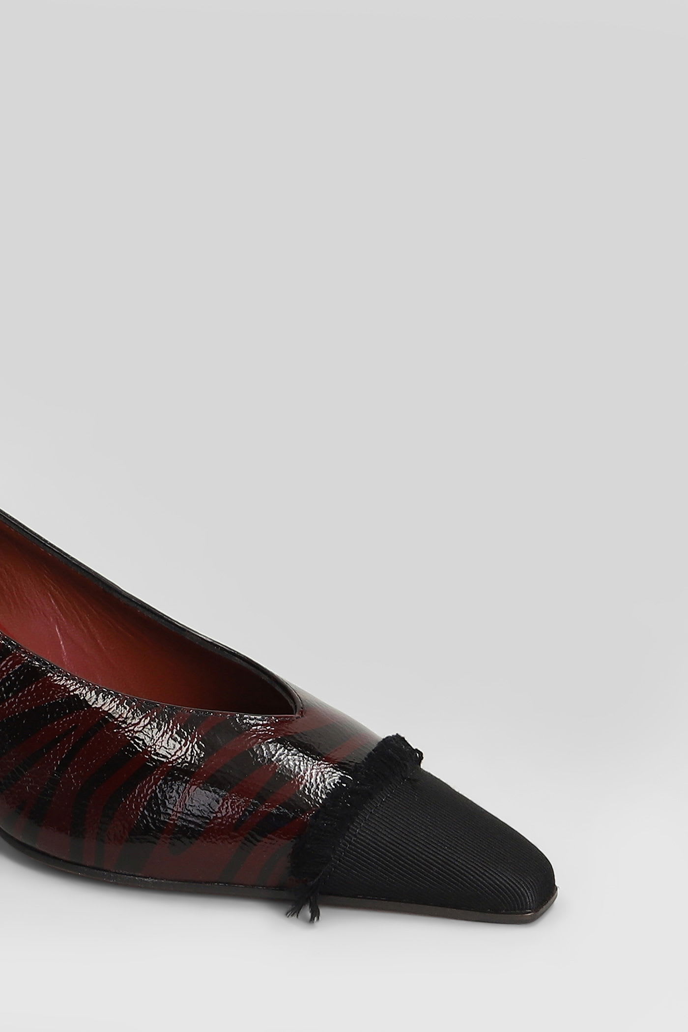 Roberto Festa Ava Pumps In Bordeaux Leather In Burgundy
