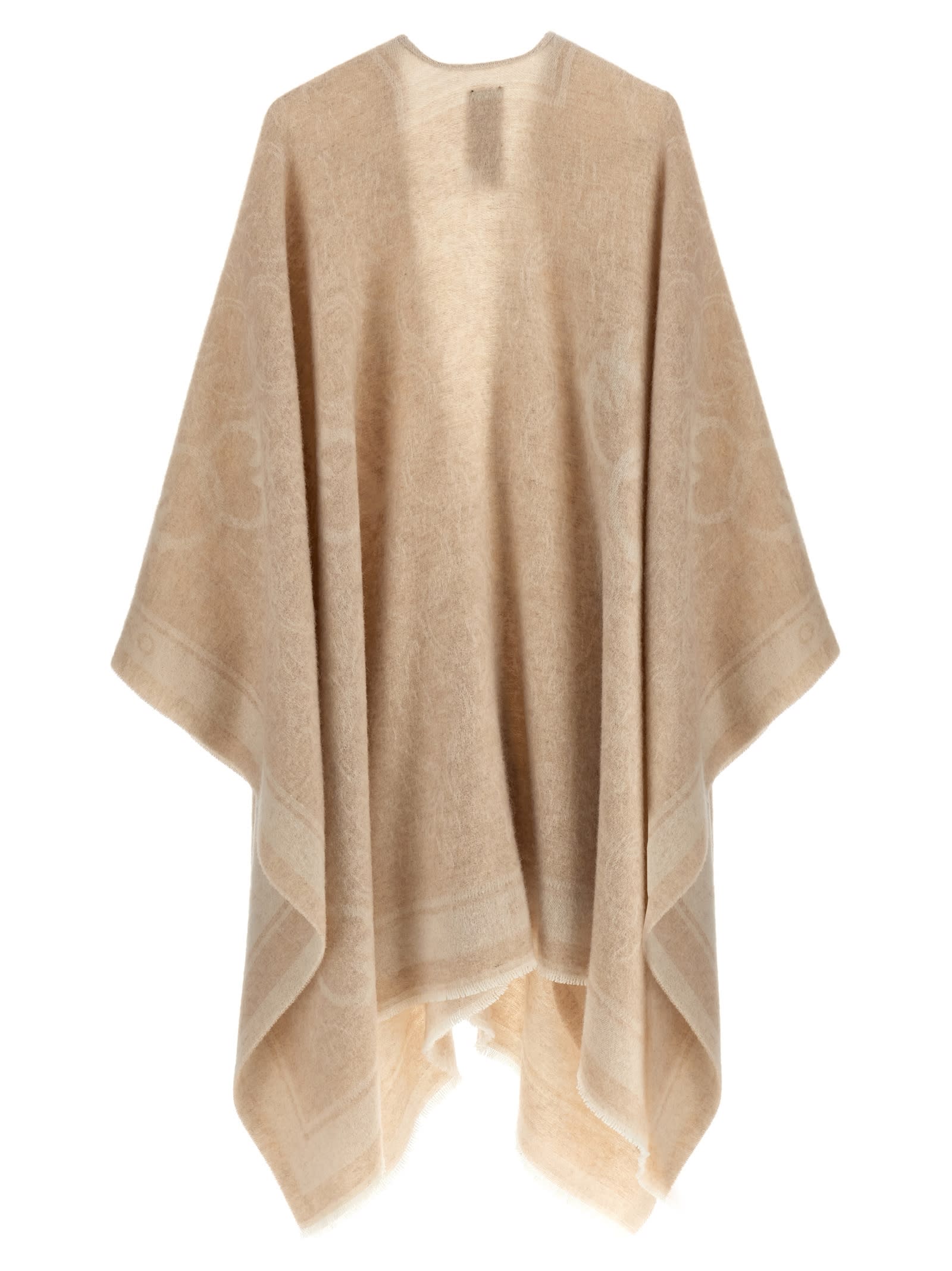 Pinko Croatia Draped Lightweight Soft Texture Jacket In Neutral