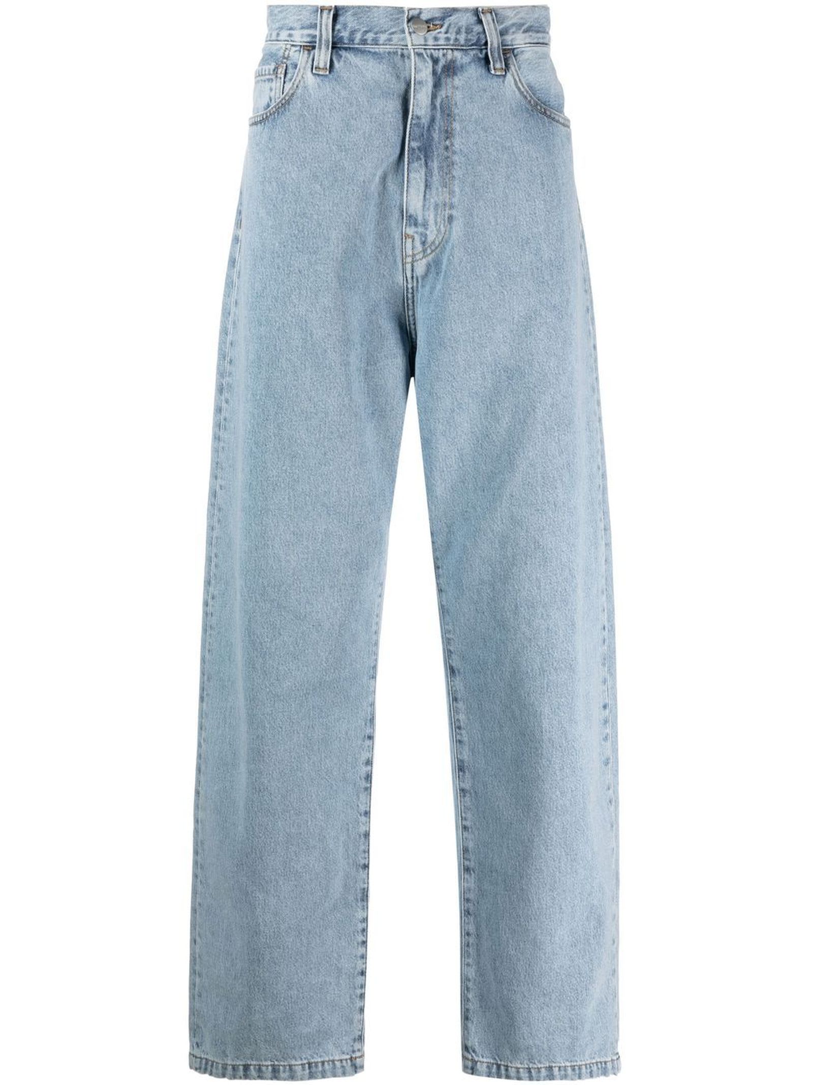 Shop Carhartt Straight Cargo Jeans In Blue