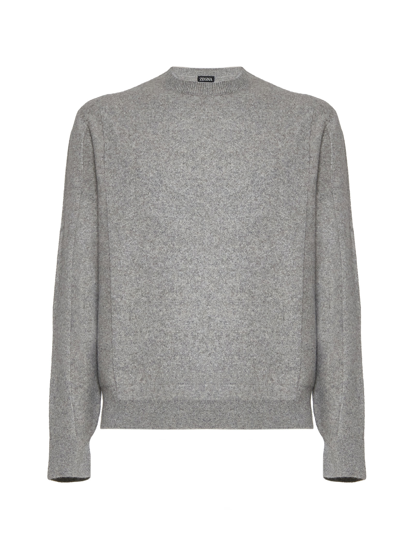 Shop Zegna Sweater In Grigio Medio Unito