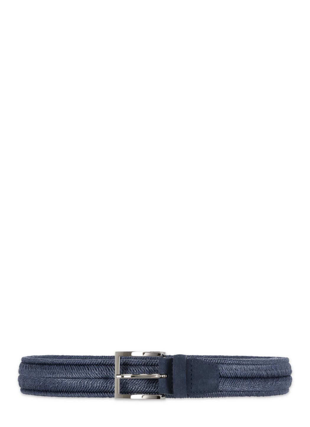 Orciani Notte Braided Leather Belt
