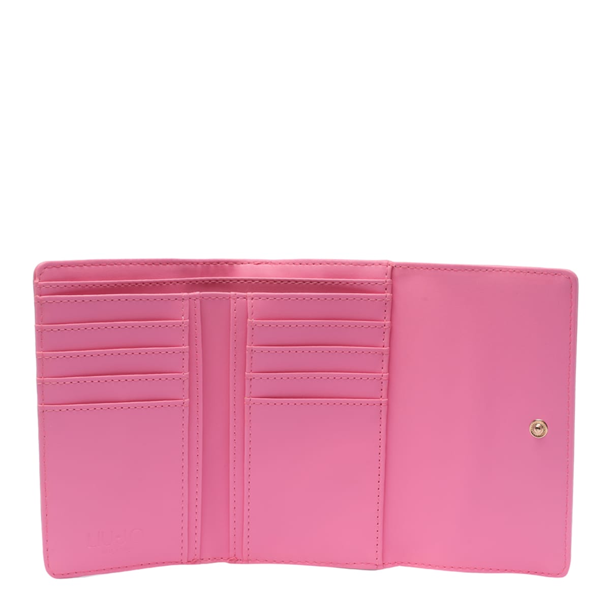 Shop Liu •jo Bifold Wallet In Pink