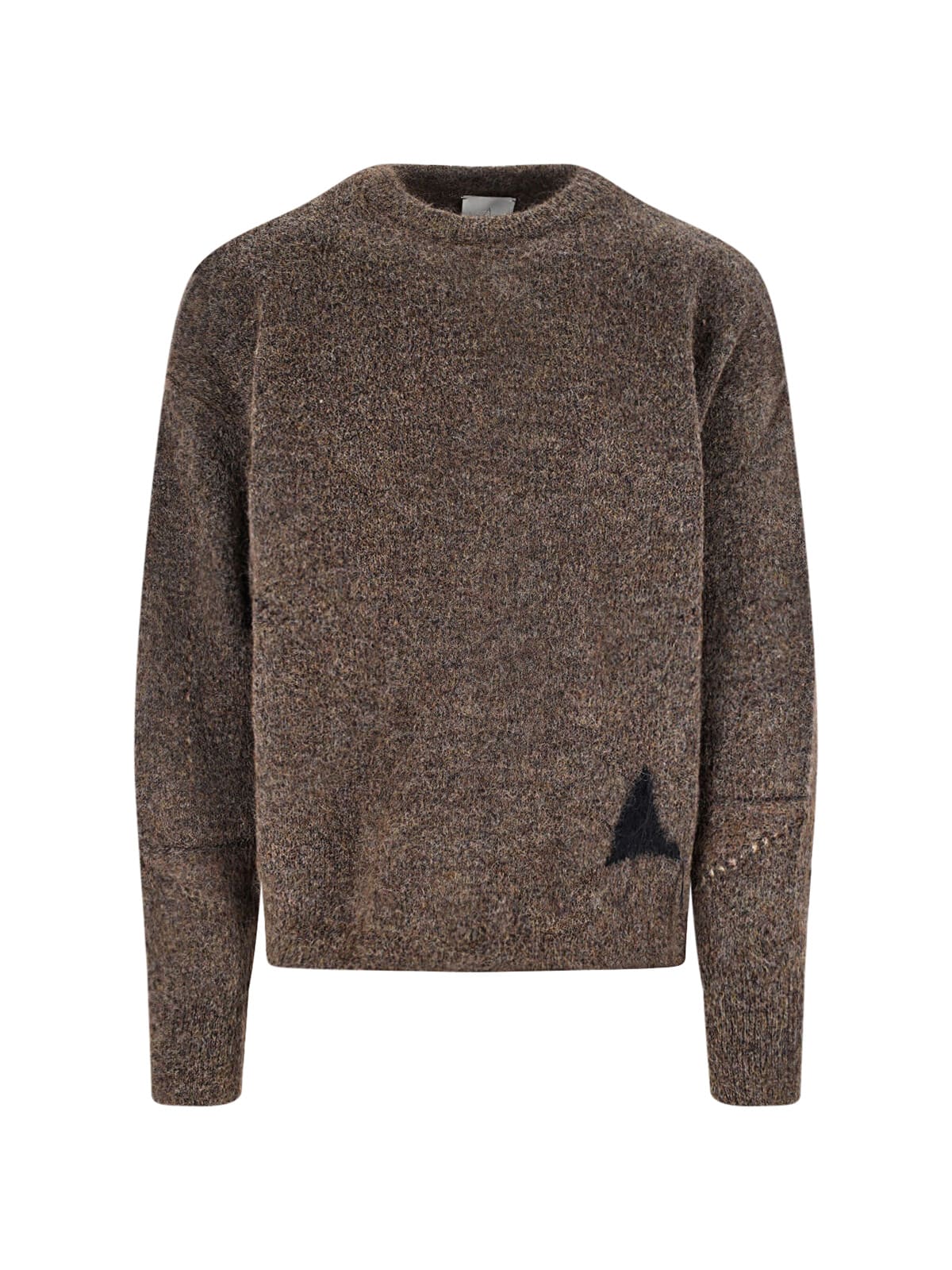 Roa Dropstitch Sweater In Brown