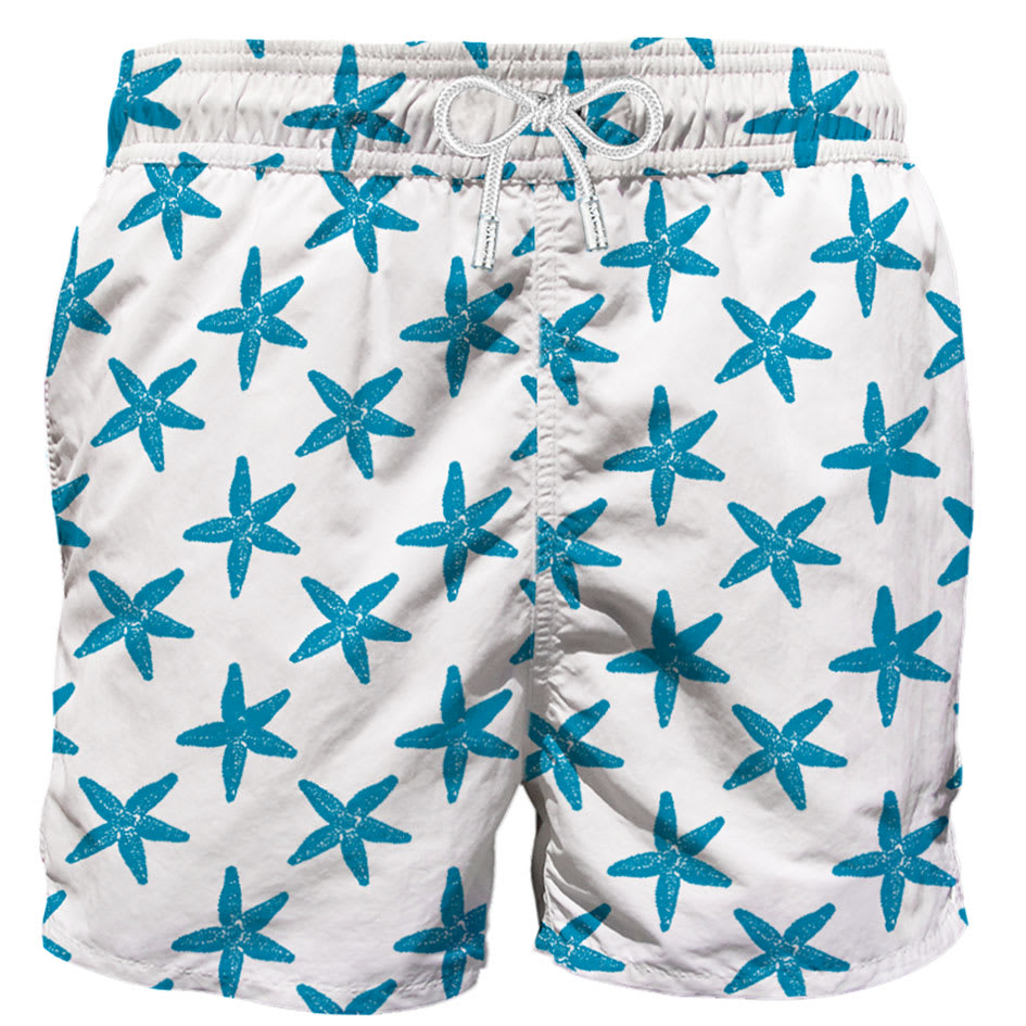 MC2 Saint Barth Velvet Starfish Mid-length Swim Shorts