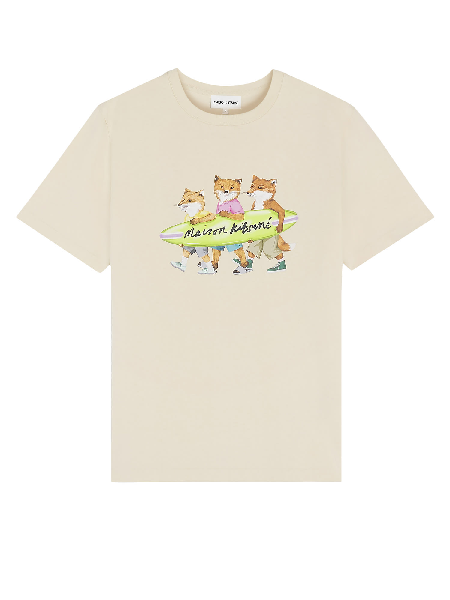 Shop Maison Kitsuné T-shirt In Paper