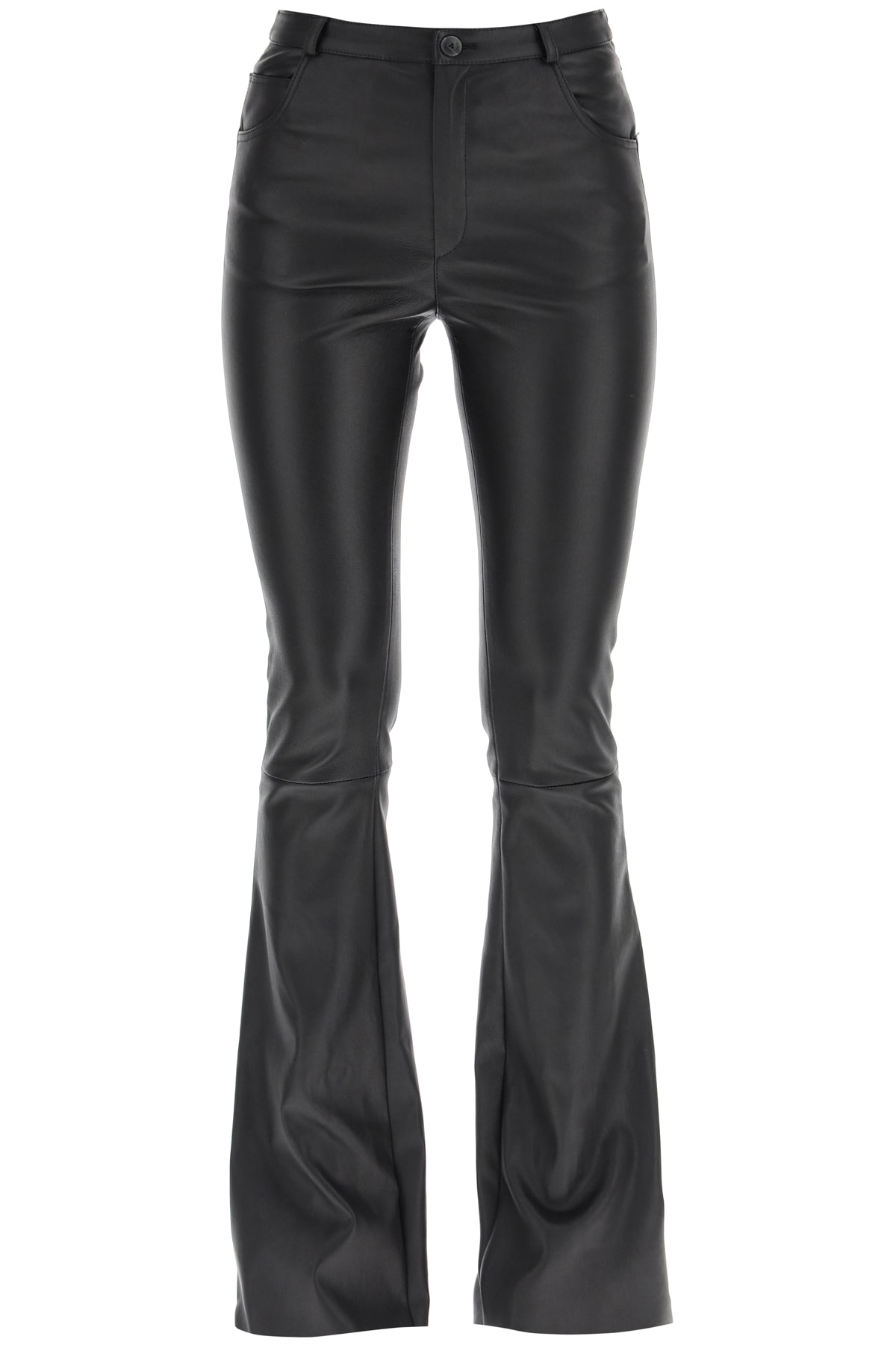 DROMe Flared Trousers In Plongé Nappa