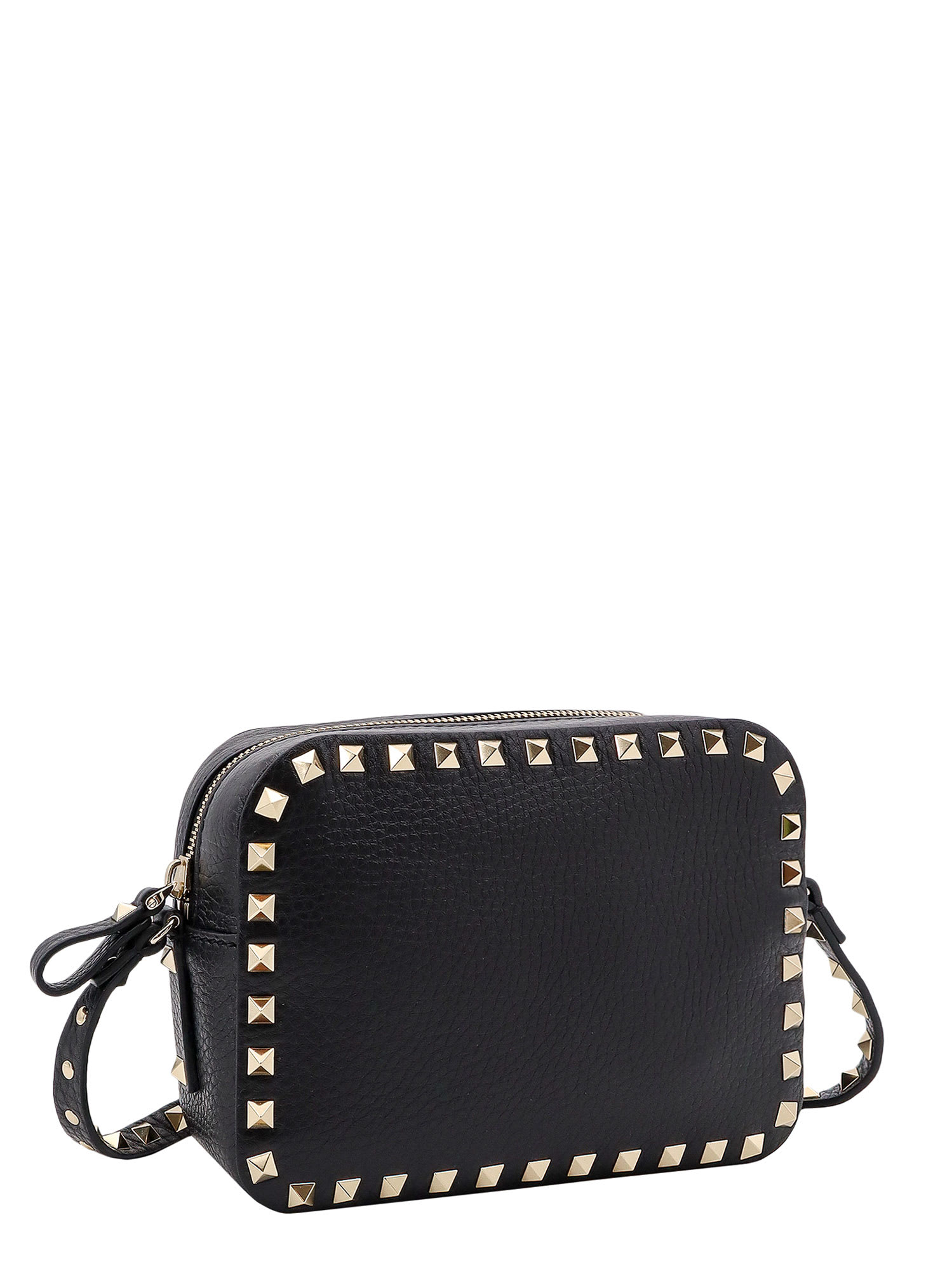 Shop Valentino Shoulder Bag In Black