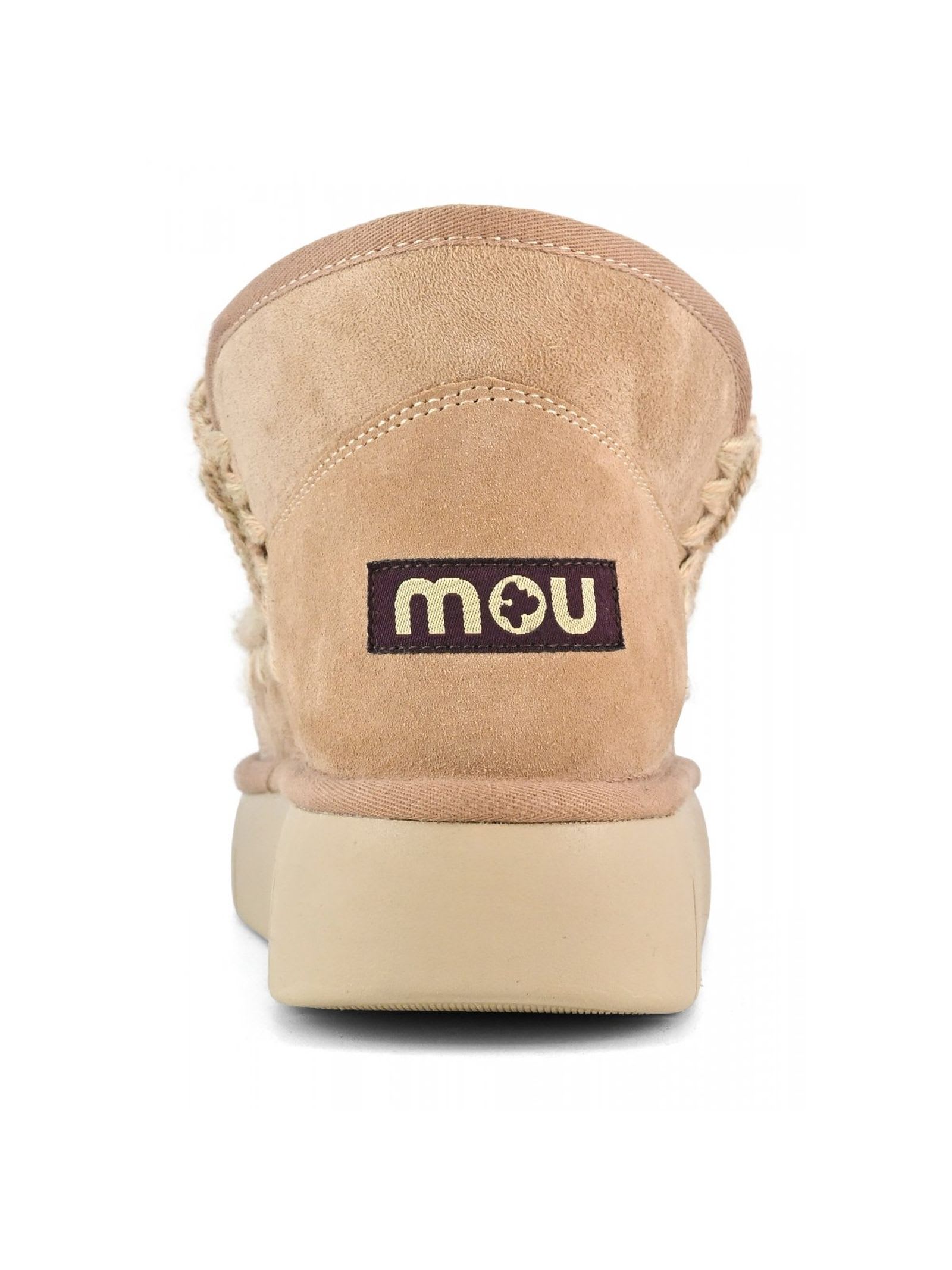 Shop Mou Camel Beige Eskimo Bounce Sneaker