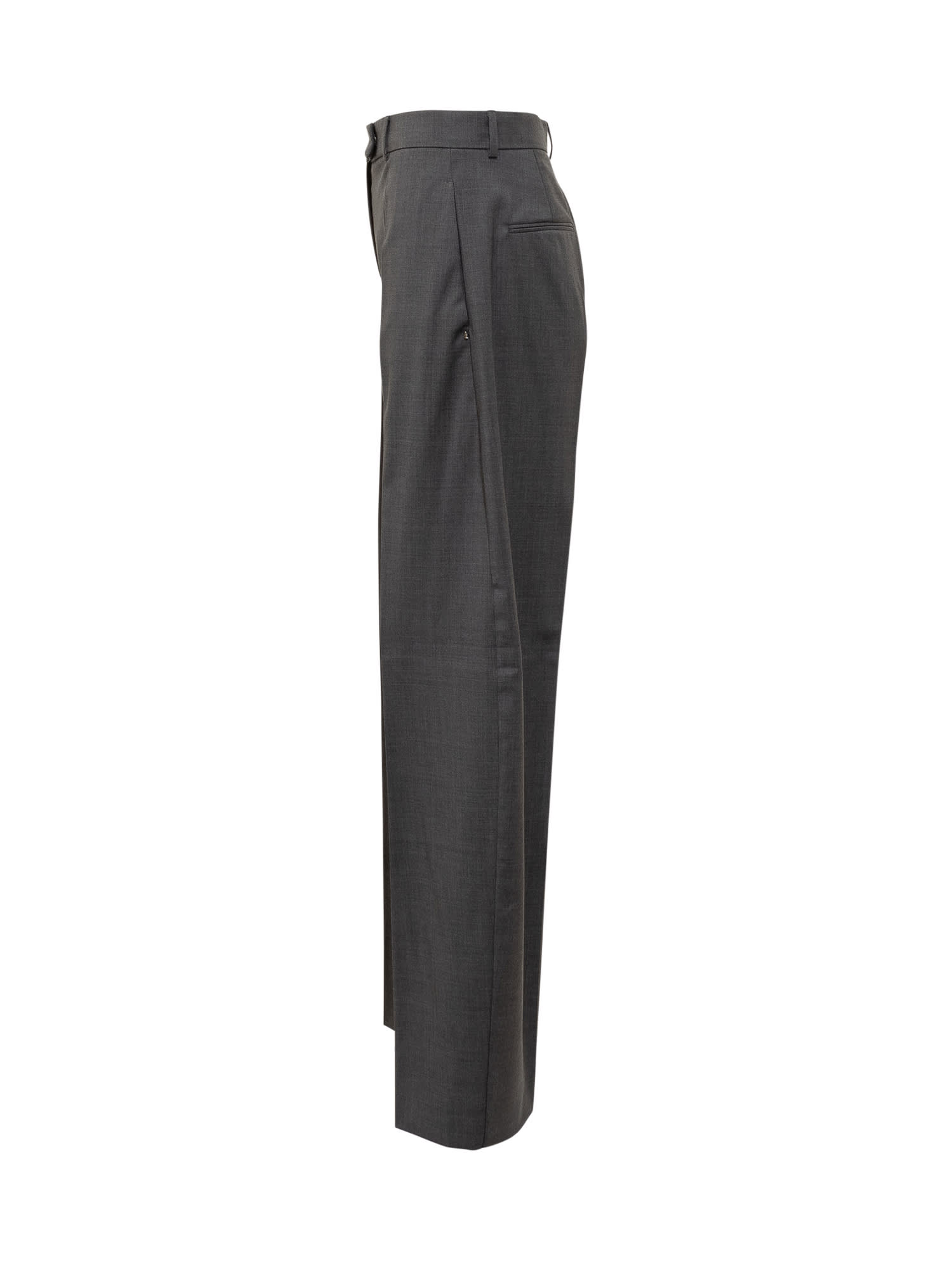 Shop Sportmax Ampezzo Pant In Grigio Scuro