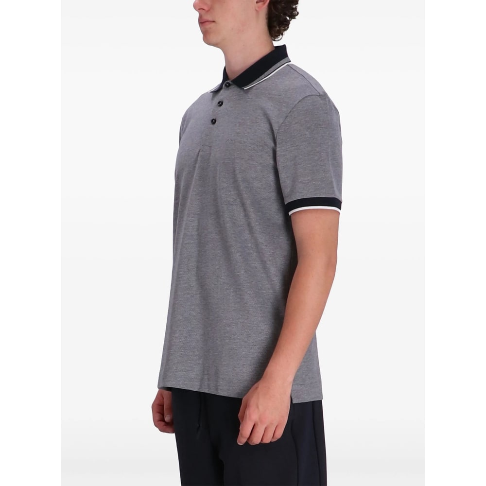 Hugo Boss Boss Grey Polo Shirts Men In Gray