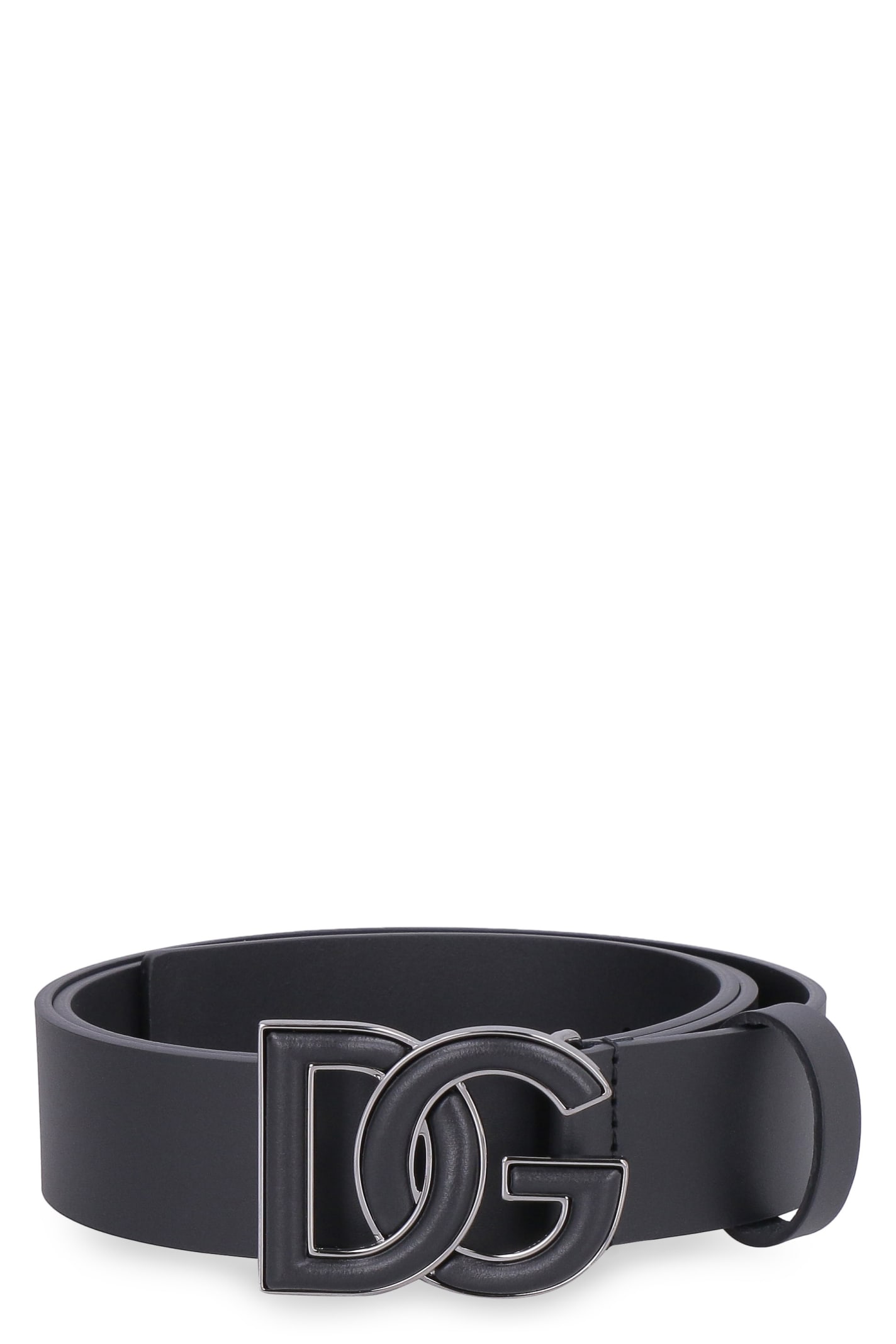 Dolce & Gabbana Dg Buckle Leather Belt