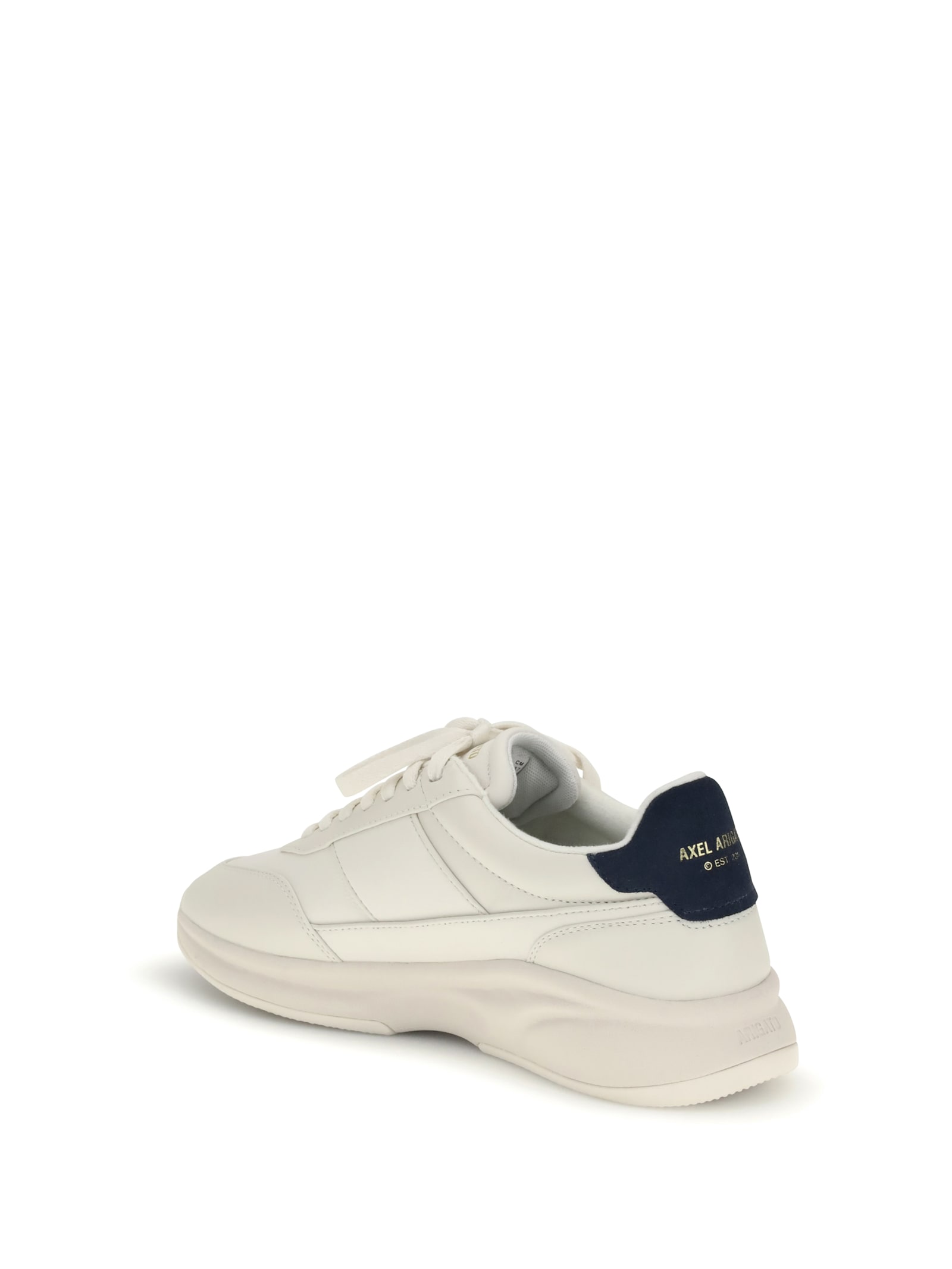 Axel Arigato Genesis Neo Sneakers In White Suede And Leather In Neutral