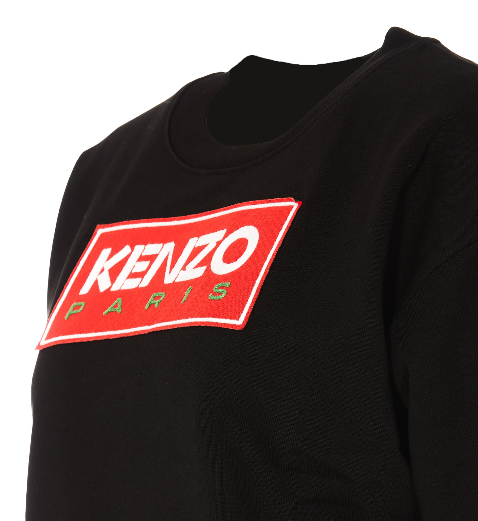 Shop Kenzo Paris Sweatshirt In Black