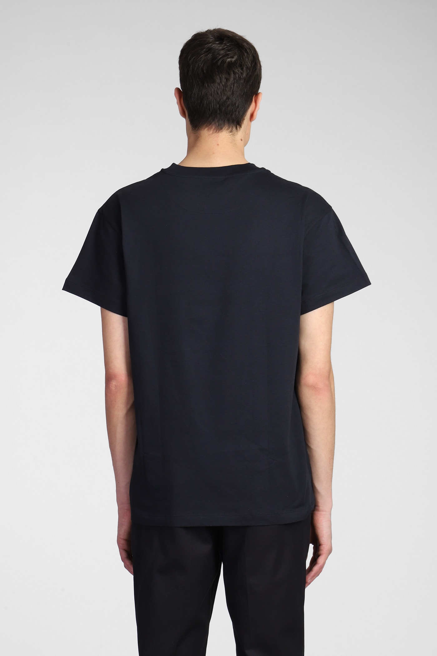 Shop Jil Sander T-shirt 3-pack In Blue Cotton