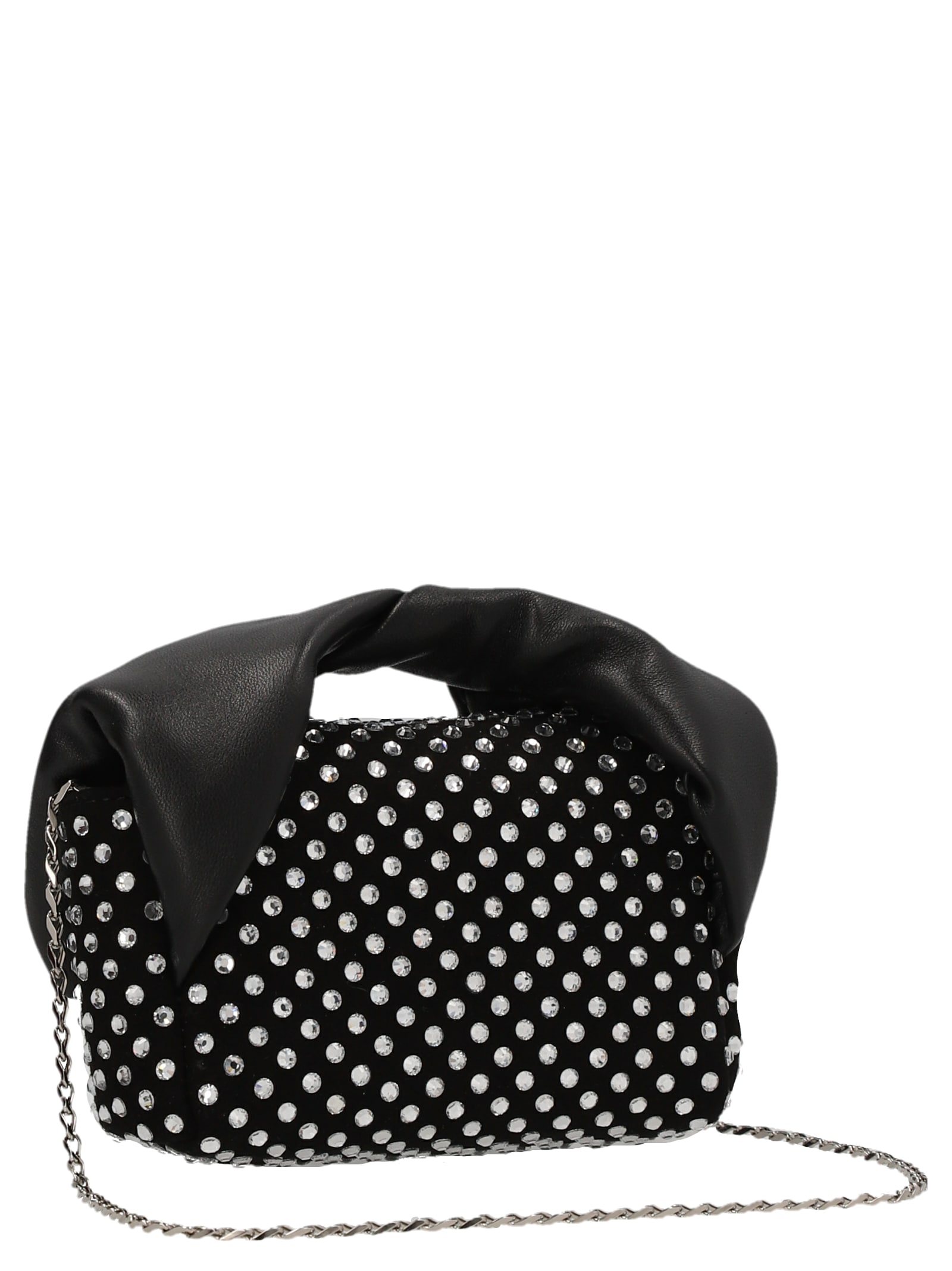 Shop Jw Anderson Twister Mini Handbag In Black