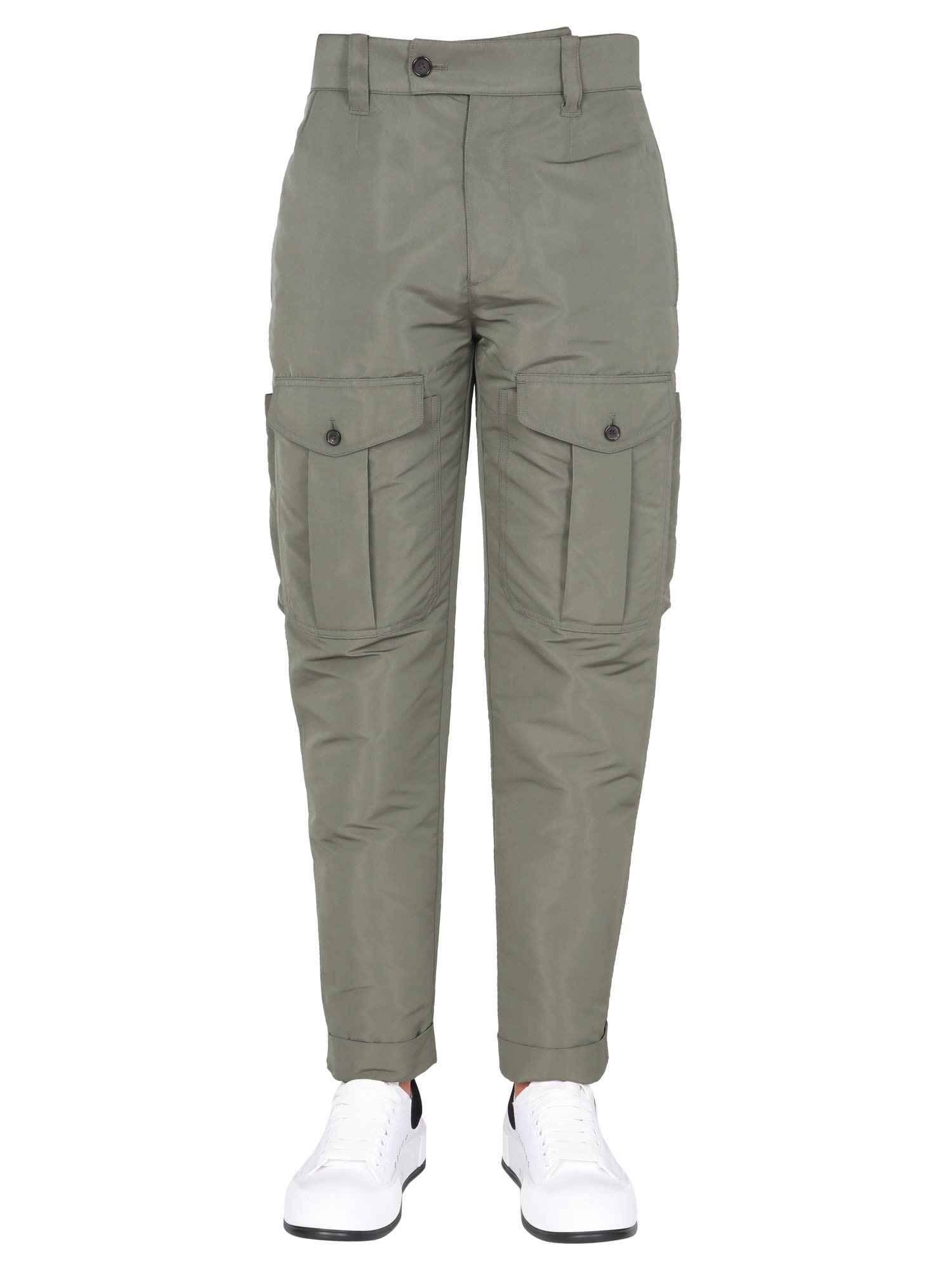 Alexander McQueen Baggy Military Trousers