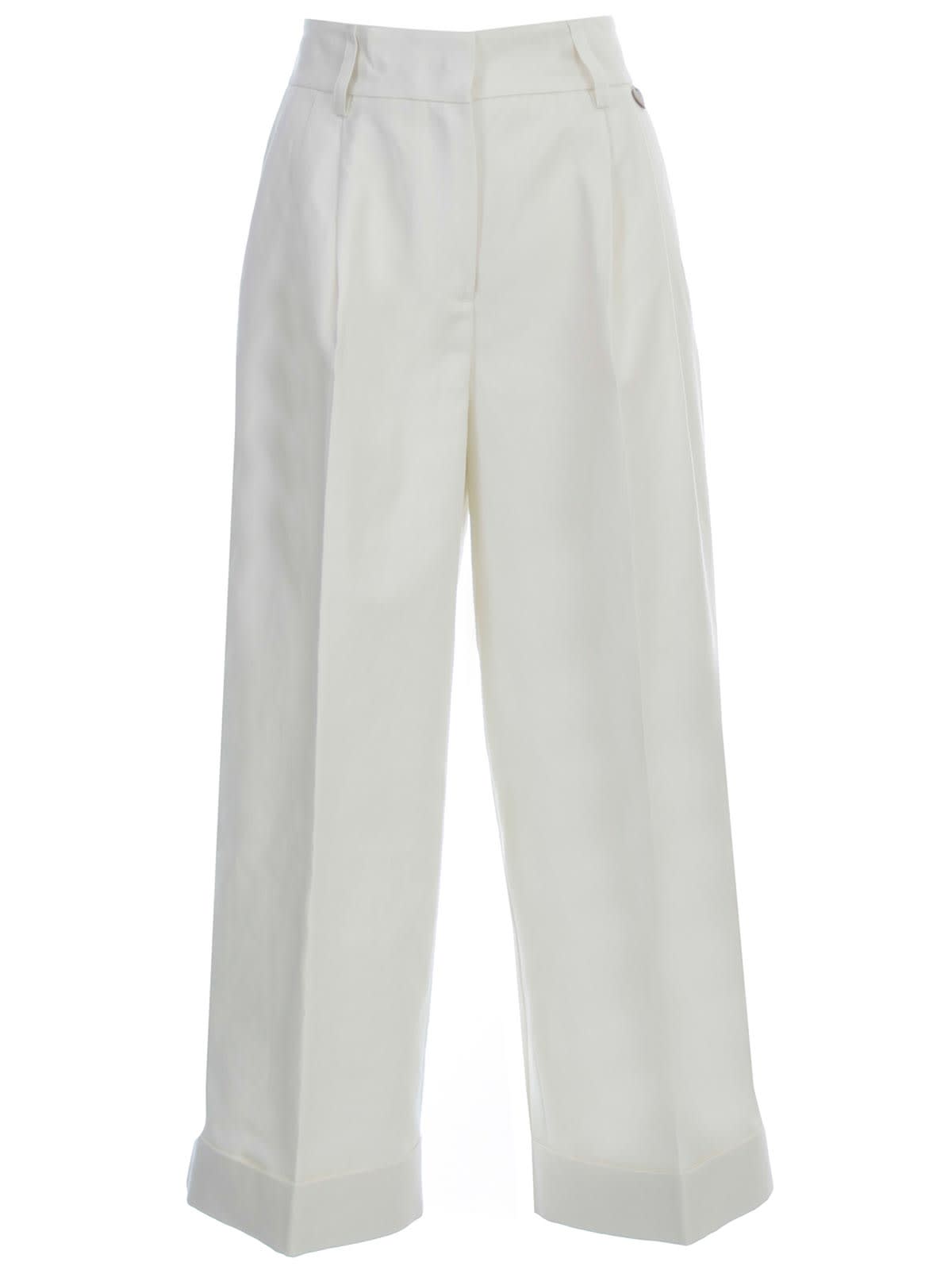 Twinset Cropped Trousers W/pences