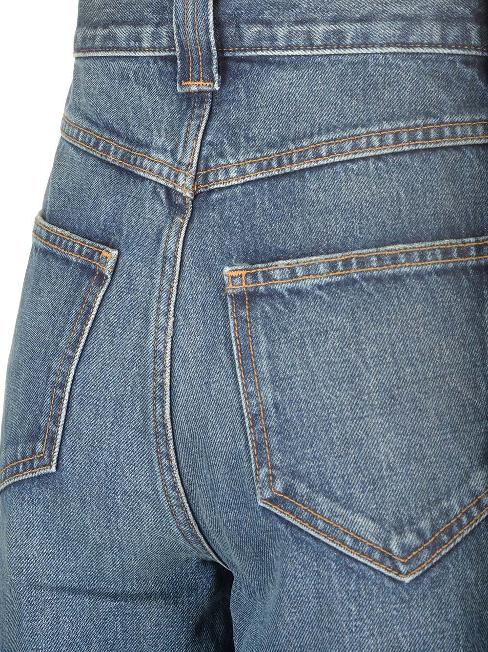 Shop Khaite Hewitt Jeans In Blue