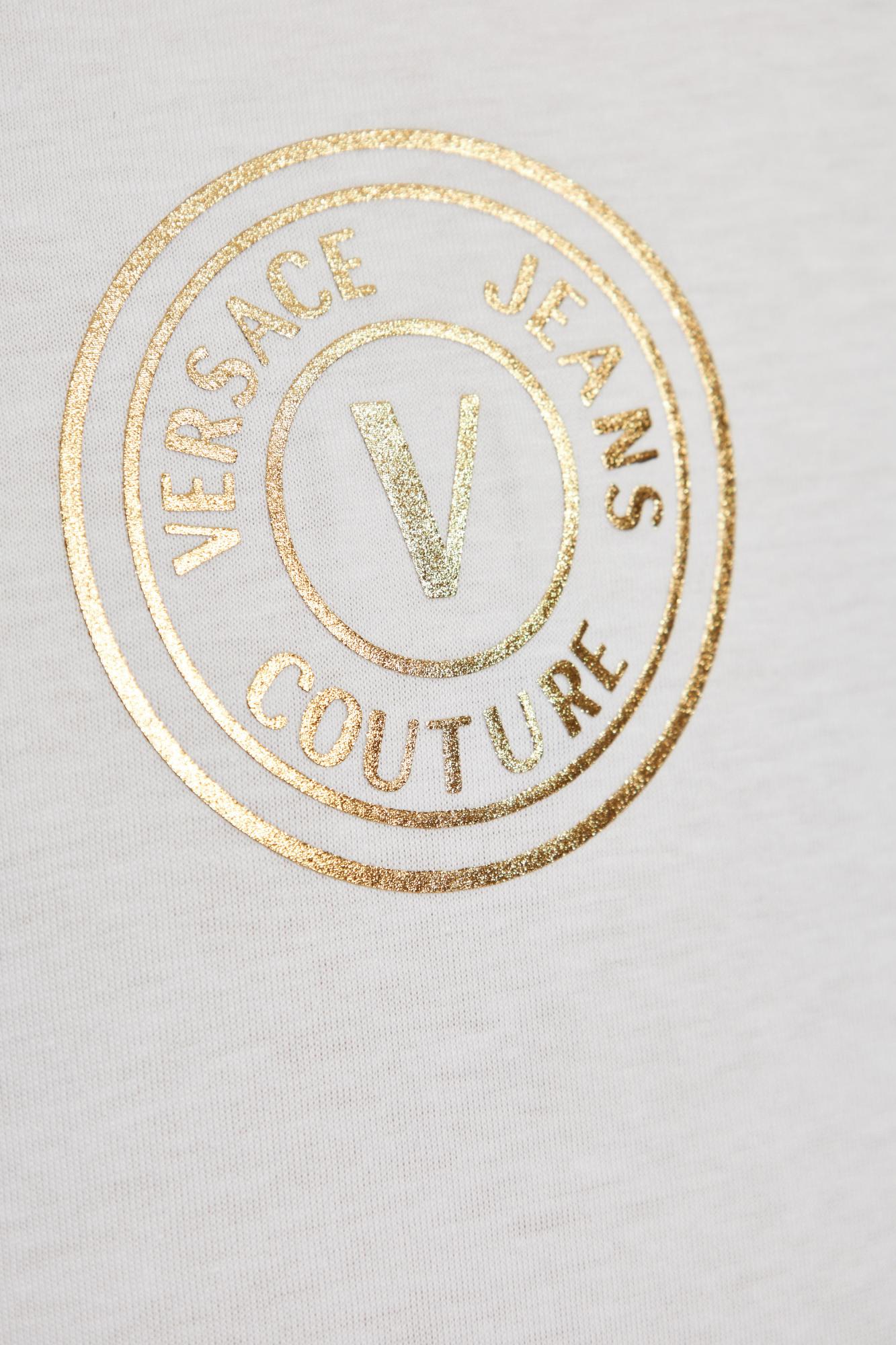 Shop Versace Jeans Couture T-shirt In White