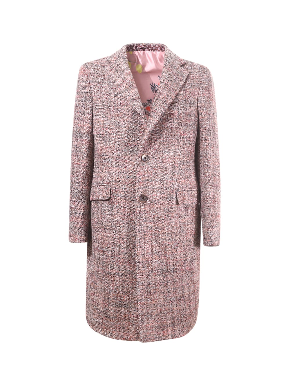 Shop Etro Single-breasted Coat In Beige