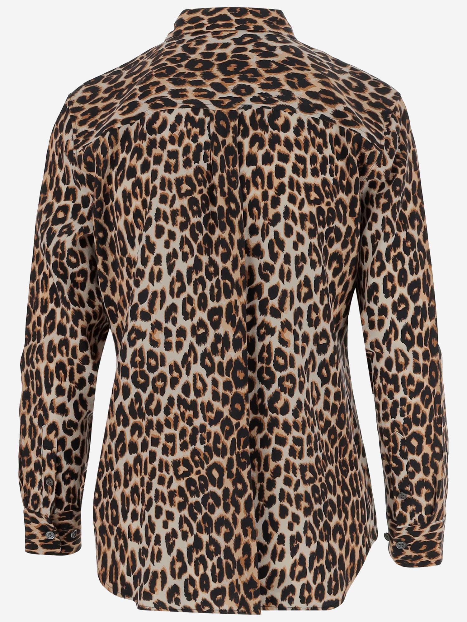Equipment Leopard Silk Shirt In Animal Print
