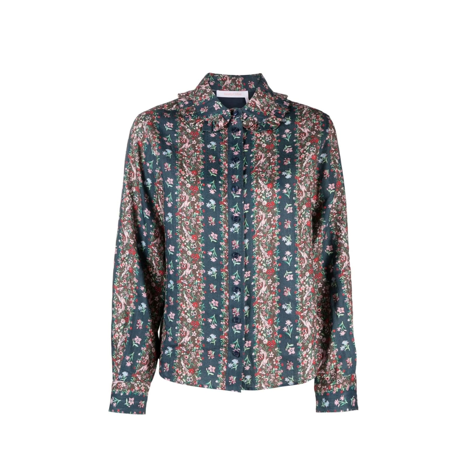 Shop See By Chloé Printed Shirt In Multicolor