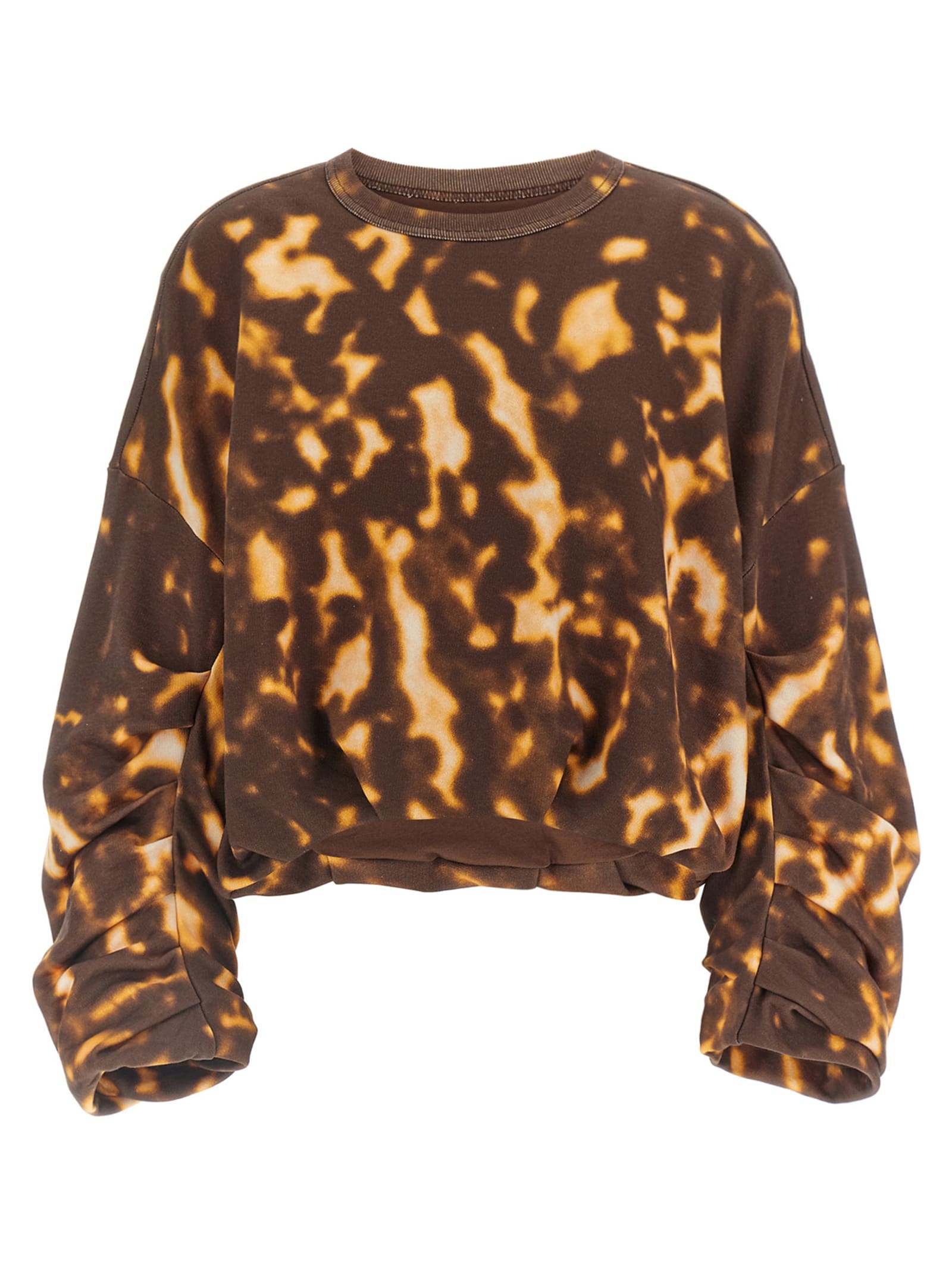 Shop Dries Van Noten Hannett Sweatshirt In Brown