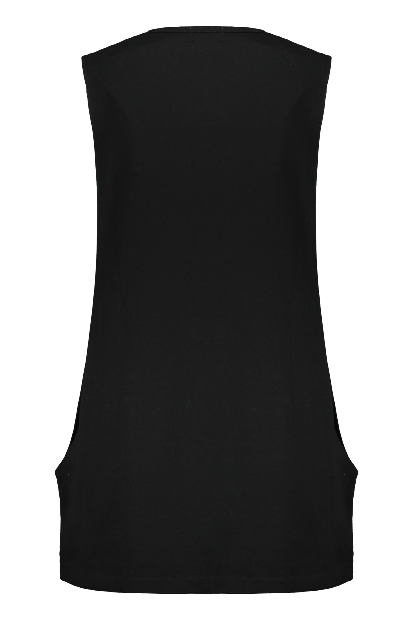 Shop Ambush Logo Cotton Tank Top In Black