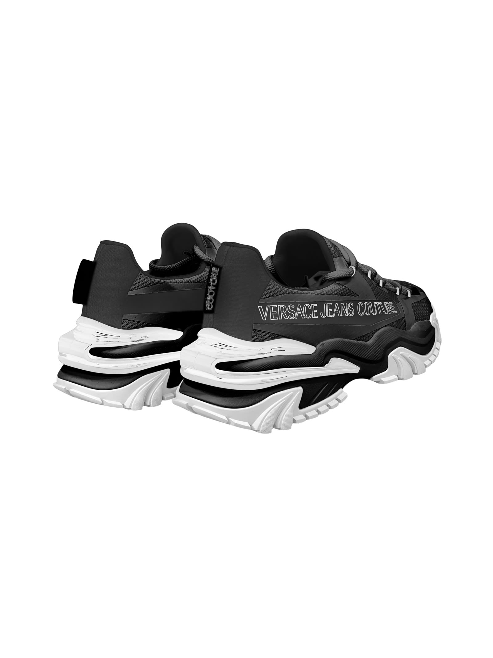 Versace Jeans Couture Sneakers In Black