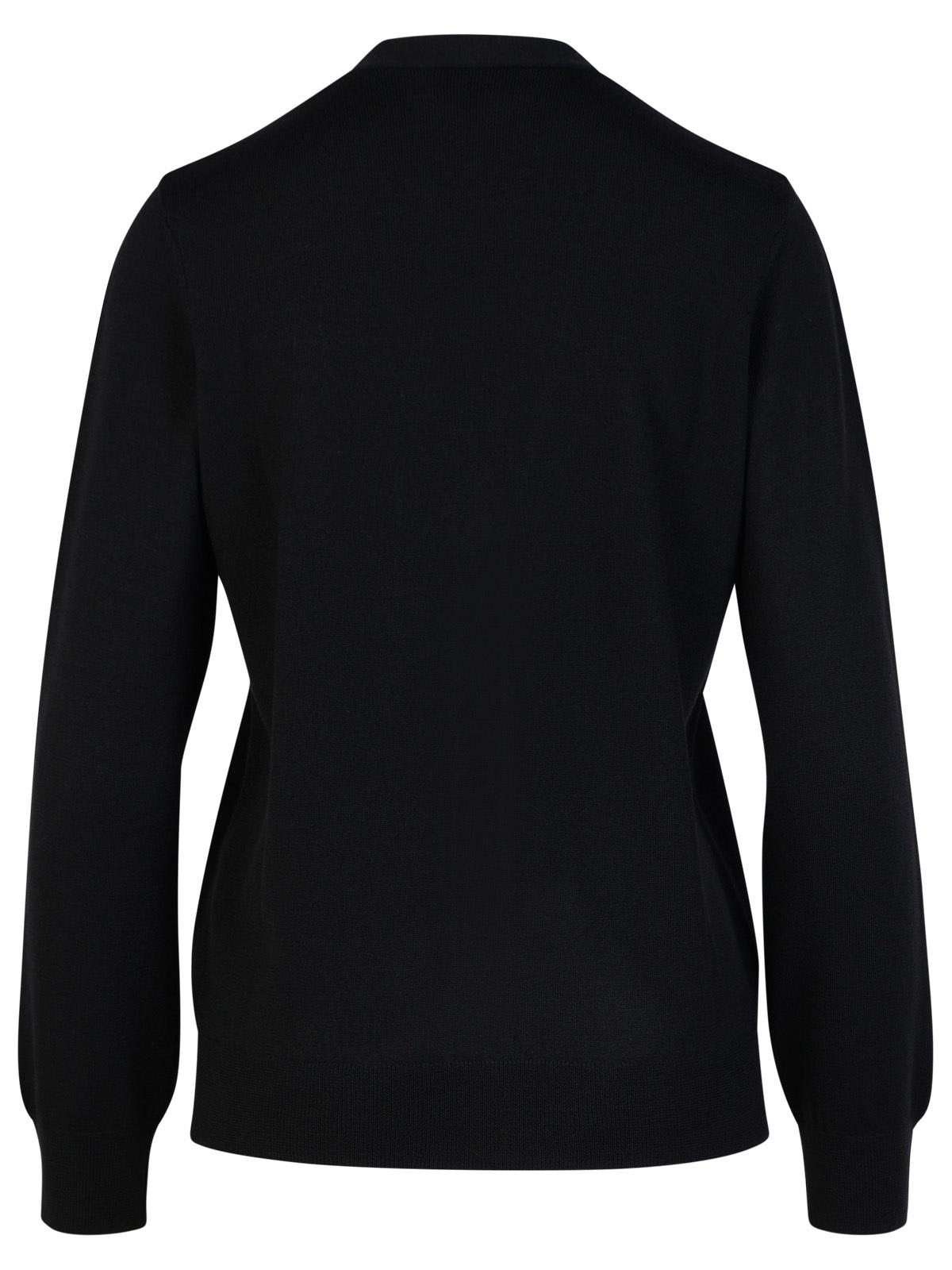 Shop Apc Salome Black Wool Cardigan