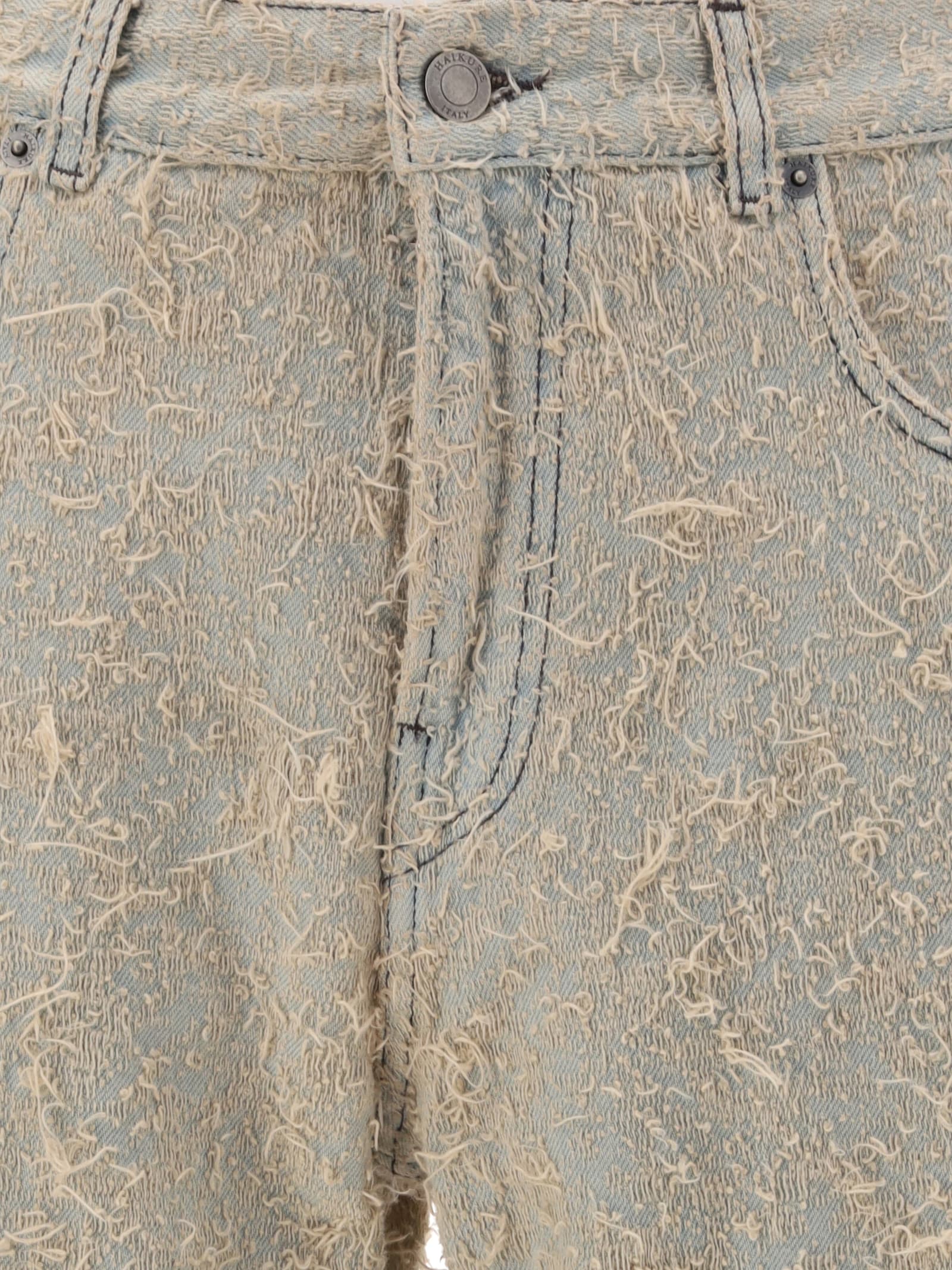 Haikure Jeans With Pilling Effect In Gray