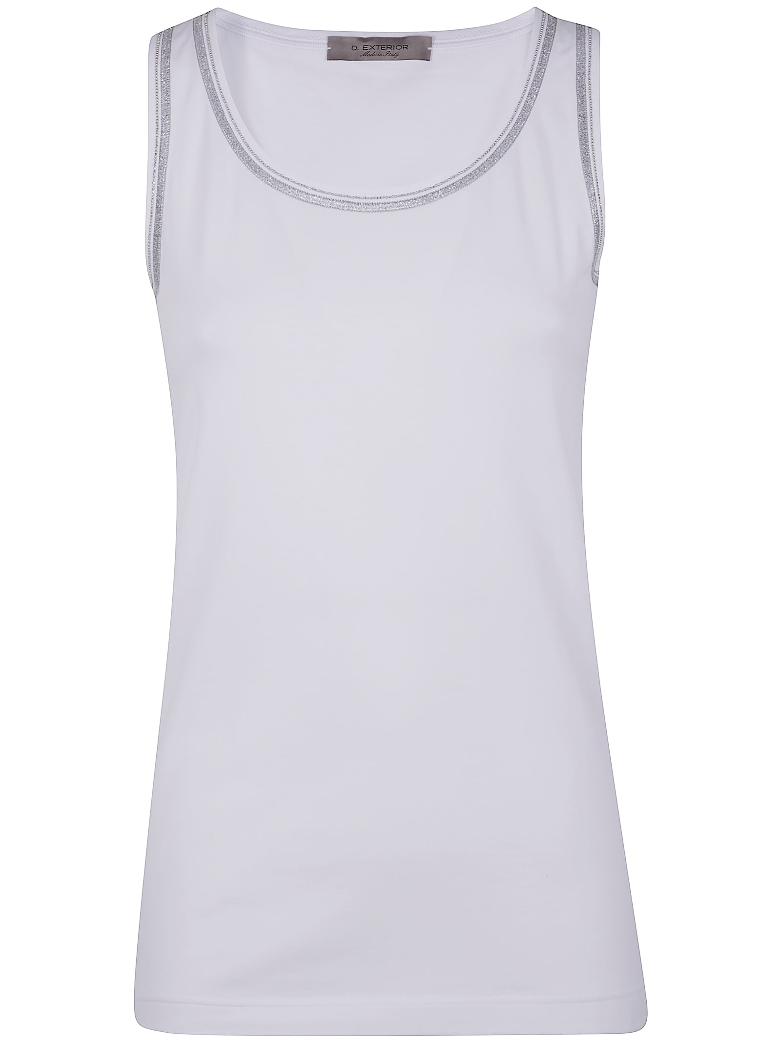 D. Exterior Cotton Jersey Tank Top