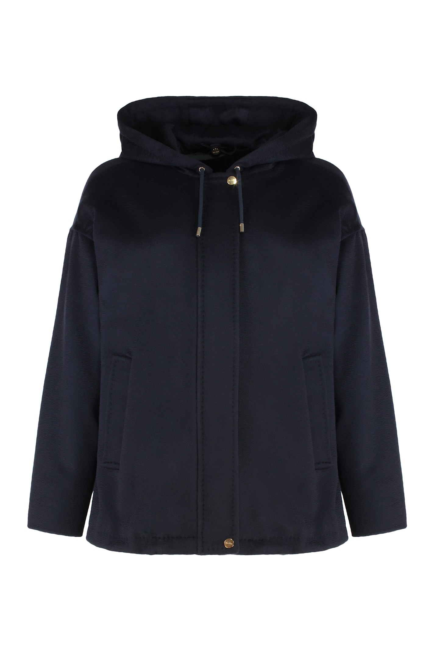 Max Mara Studio Sweater In Wool Fabric In Blue