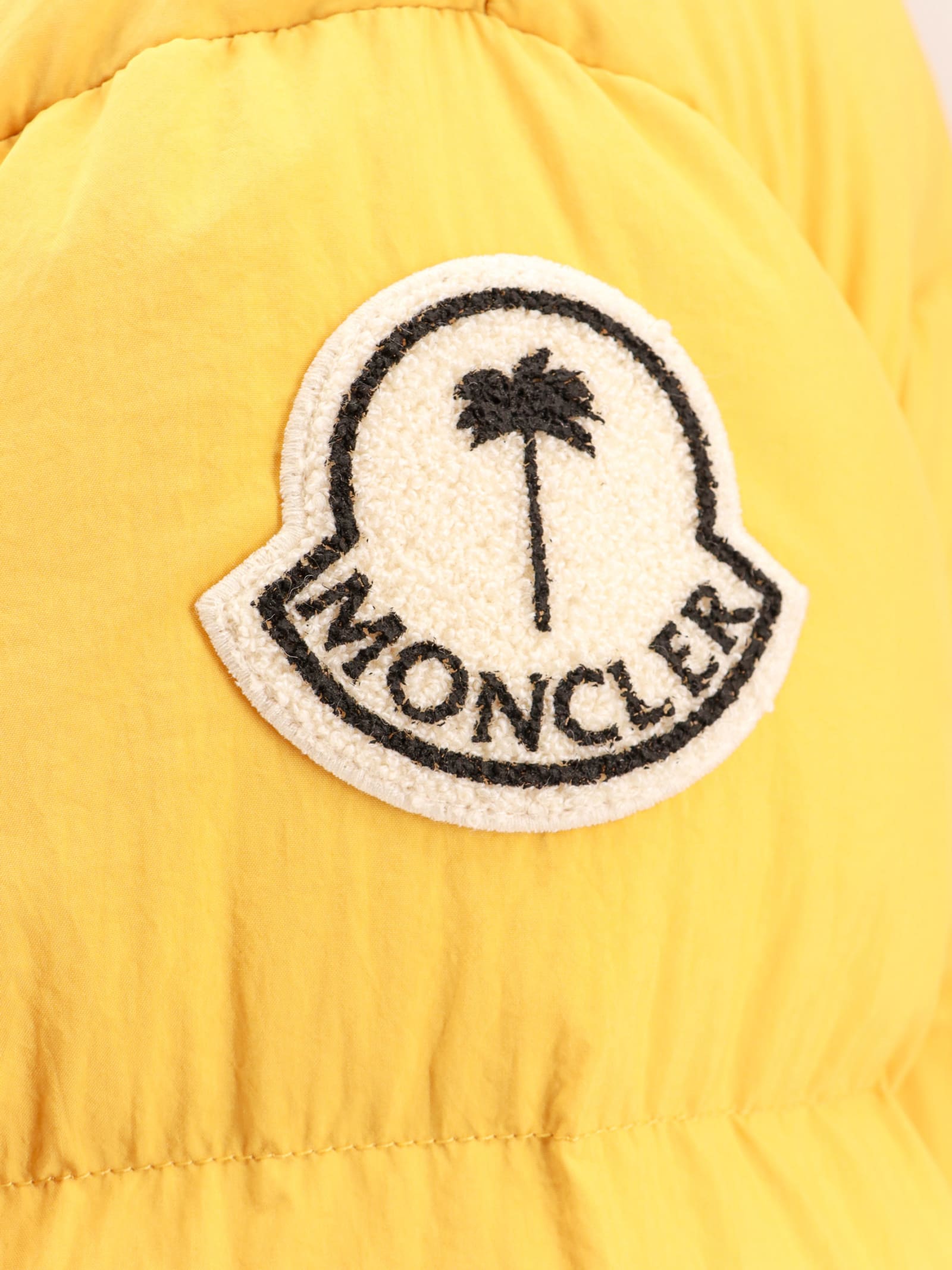 Shop Moncler Genius Pentaflake Jacket In Giallo