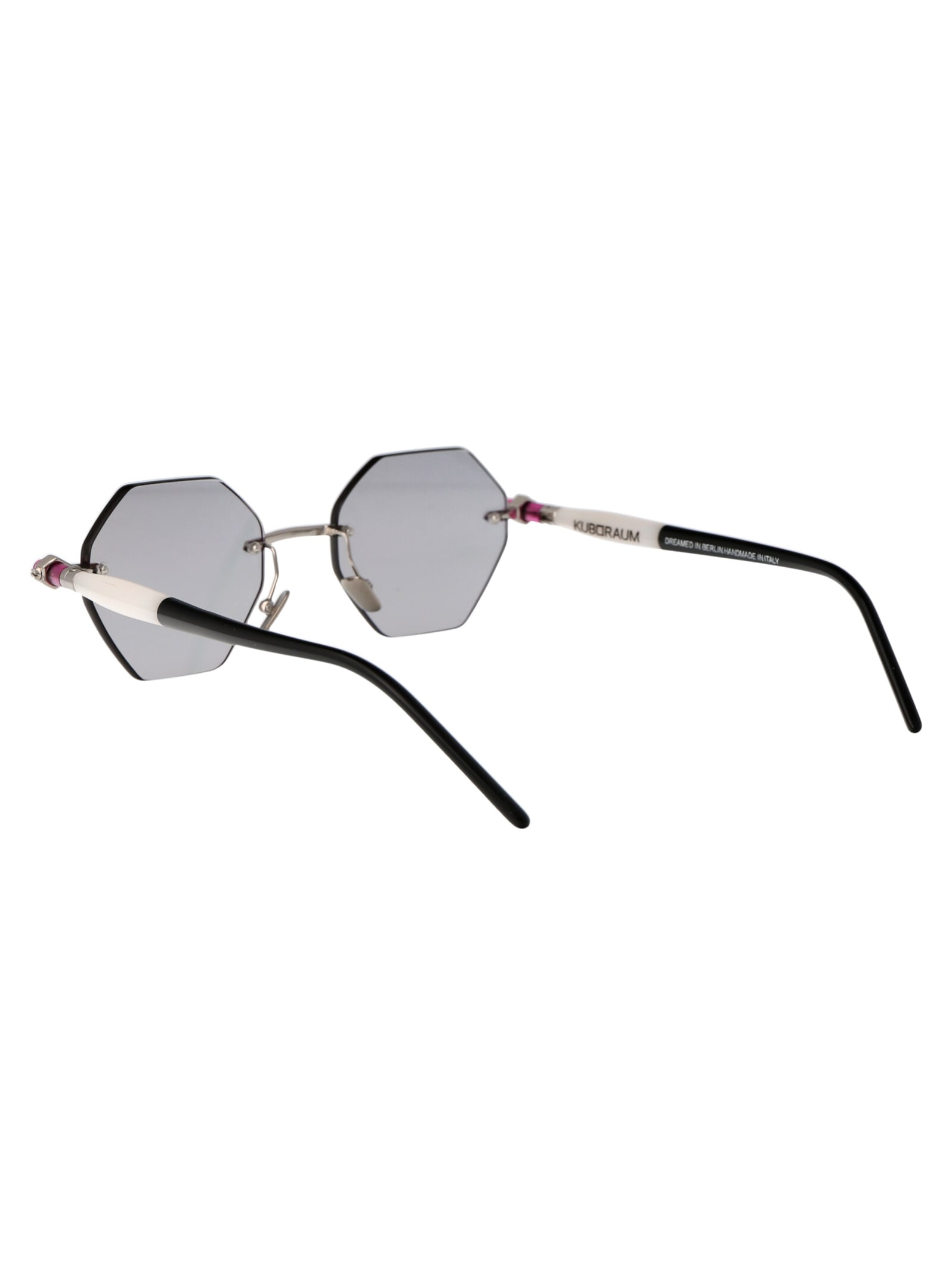 Shop Kuboraum Maske P54 Sunglasses In Si Bs Grey1