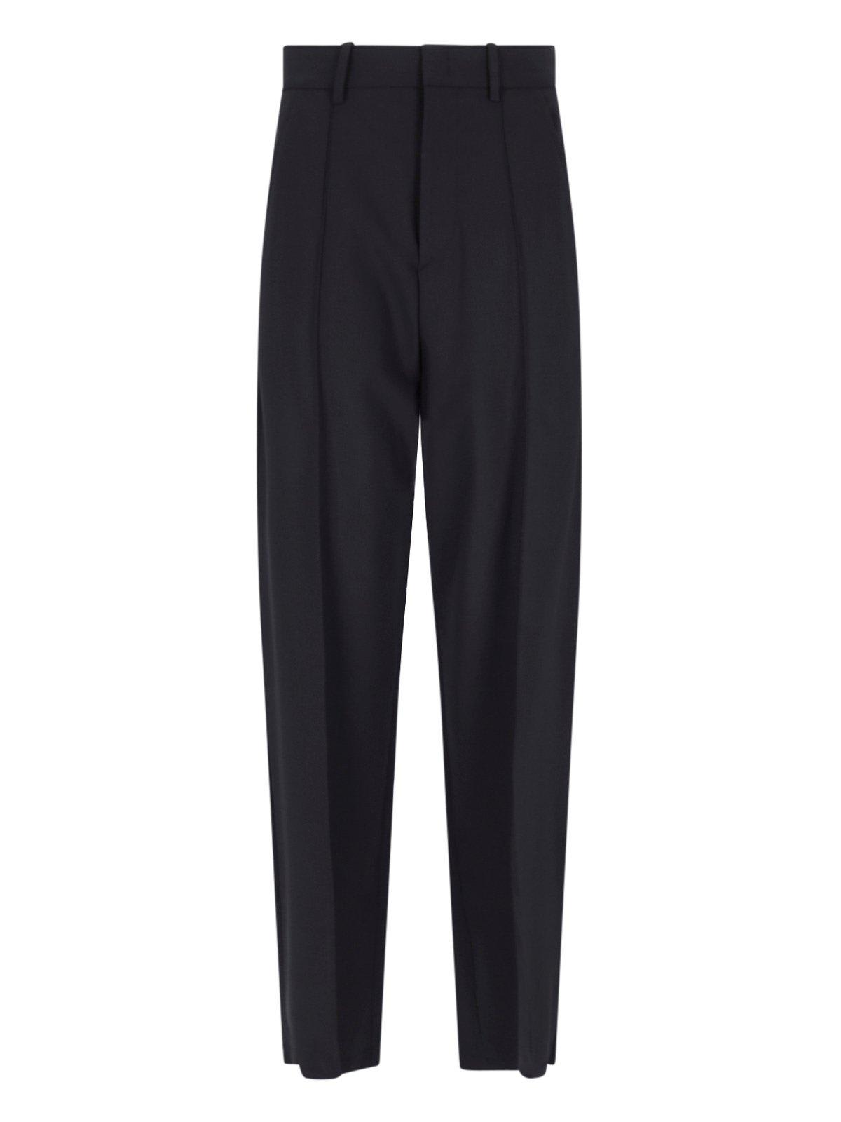 Isabel Marant Pleated Tailored Trousers In Black