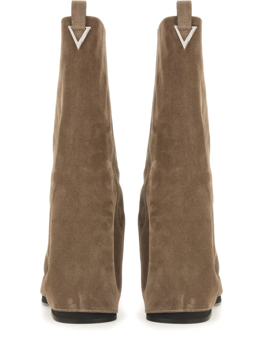 Attico Combat Boot Robin In Brown