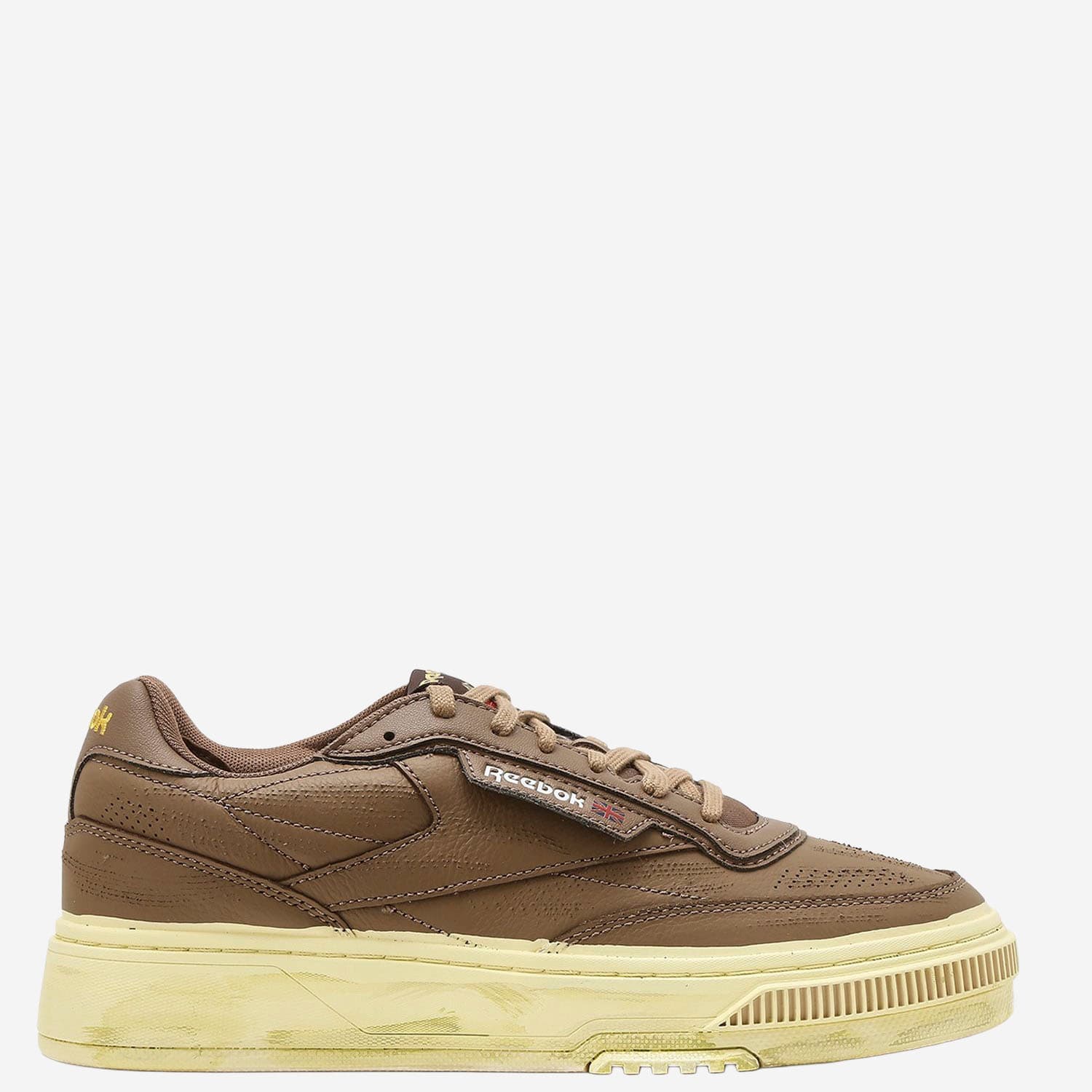 Reebok Club C Ltd Leather Sneakers In Brown