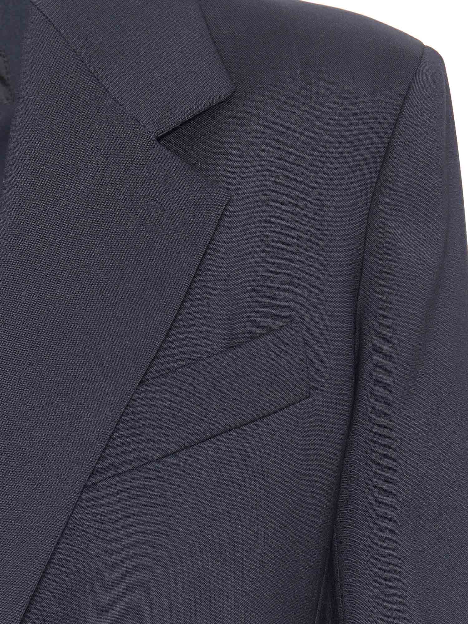 Shop Weekend Max Mara Lamine Navy Jacket In Blue