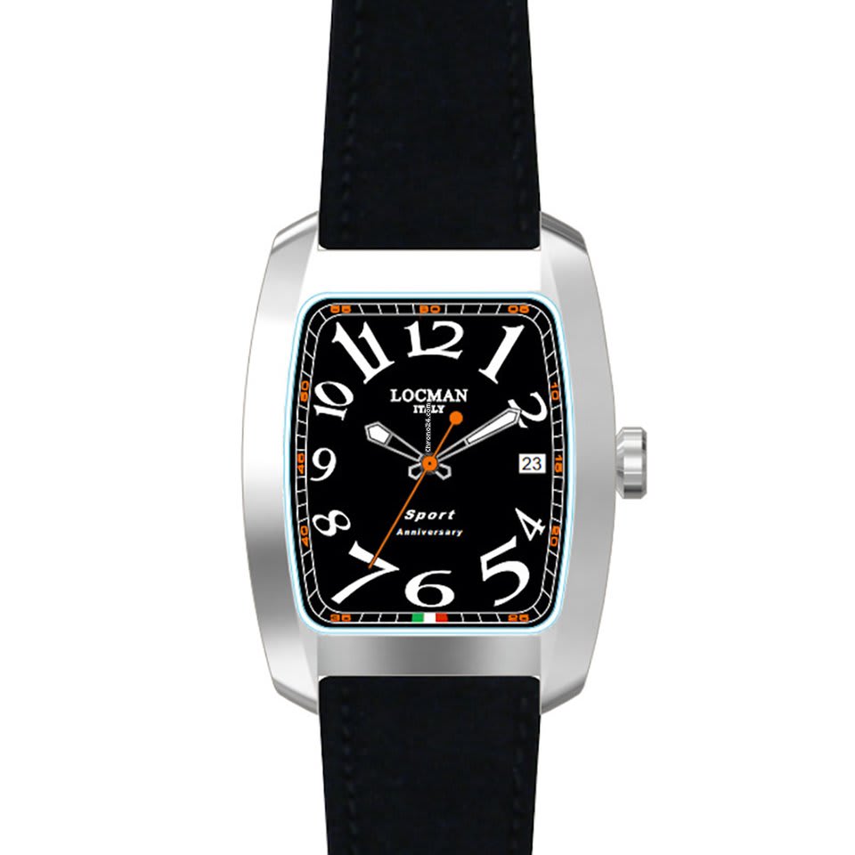Locman Italy Herrenuhr Sport Anniversary Schwarz Ref. 0471 Watches