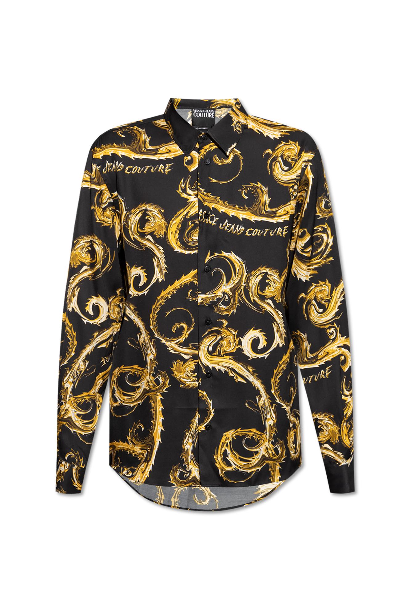 VERSACE JEANS COUTURE VERSACE JEANS COUTURE PATTERNED SHIRT 