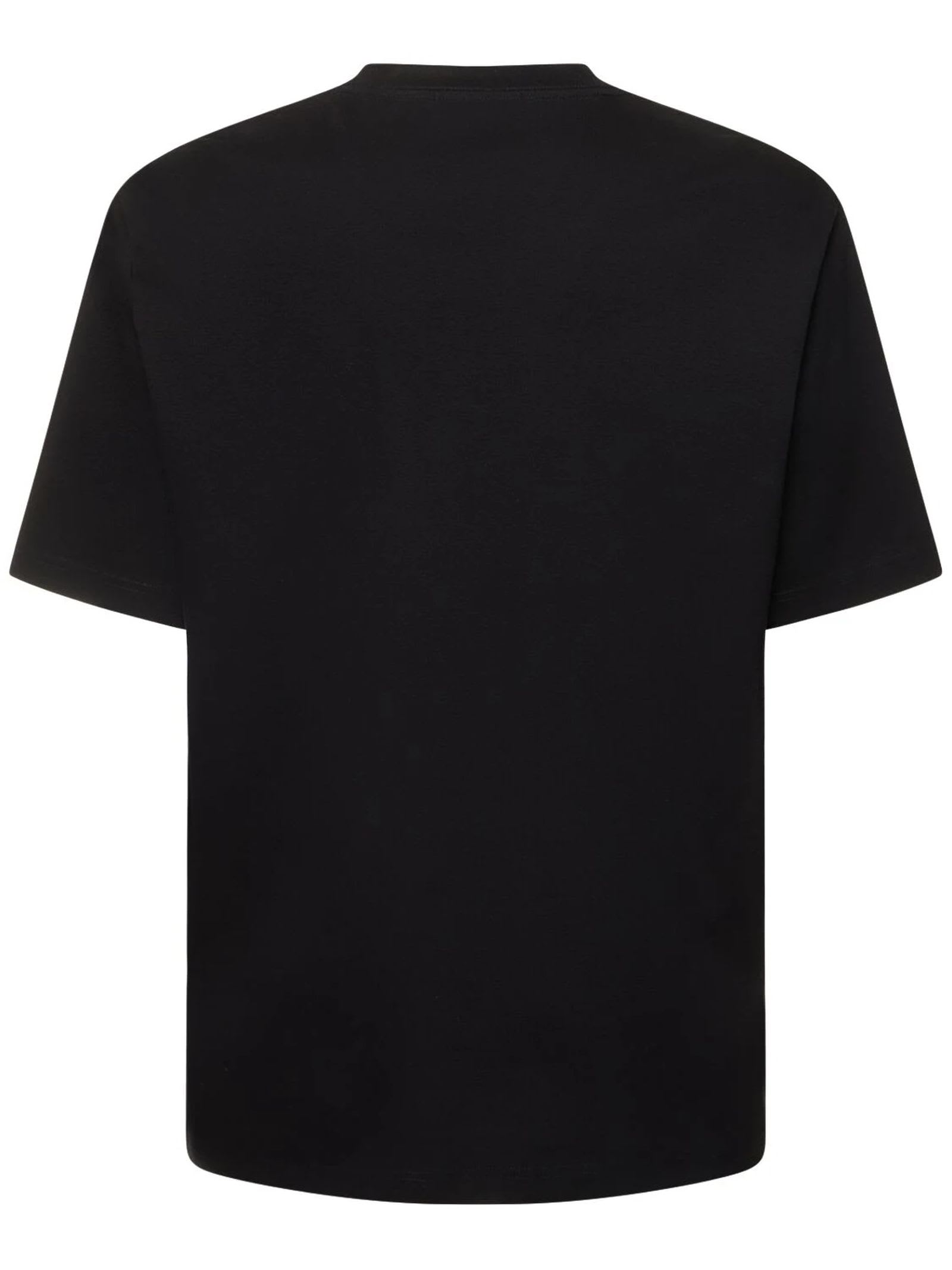 Shop Lanvin T-shirts And Polos Black
