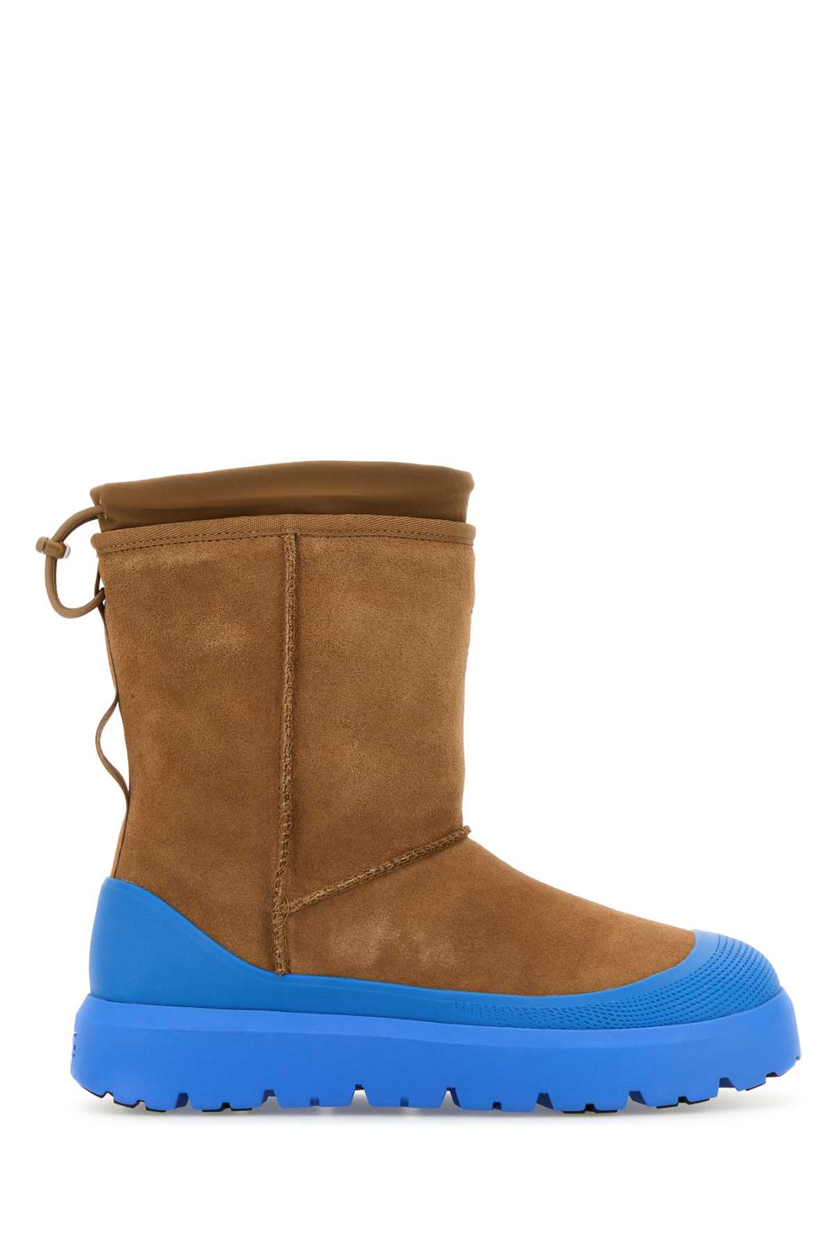 Two-tone Suede And Rubber Classic Short Weather Hybrid Ankle Boots