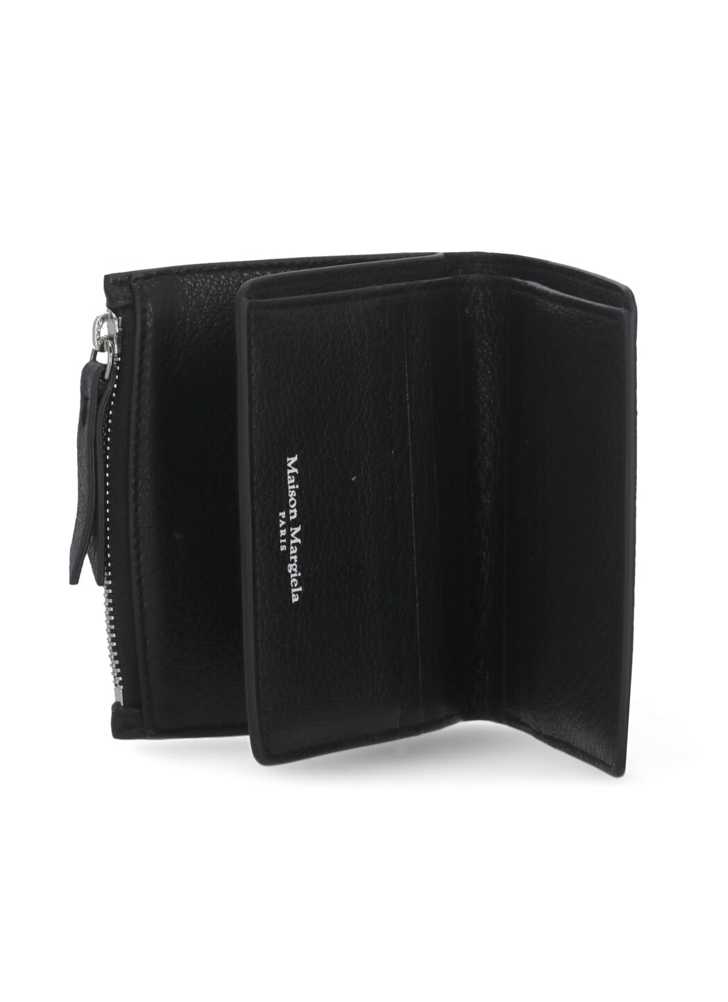 Shop Maison Margiela Four Stitches Wallet In Black